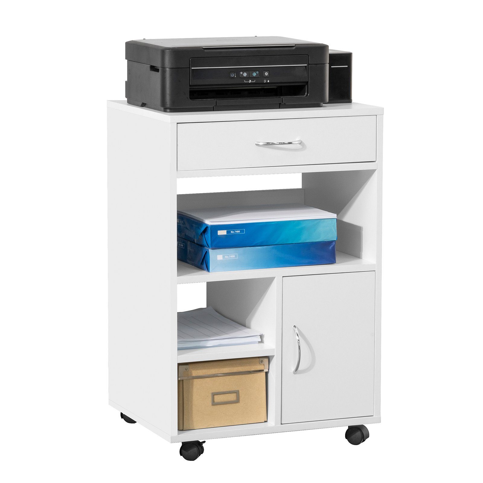 SoBuy Druckertisch FBT106, mit Schublade und günstig online kaufen