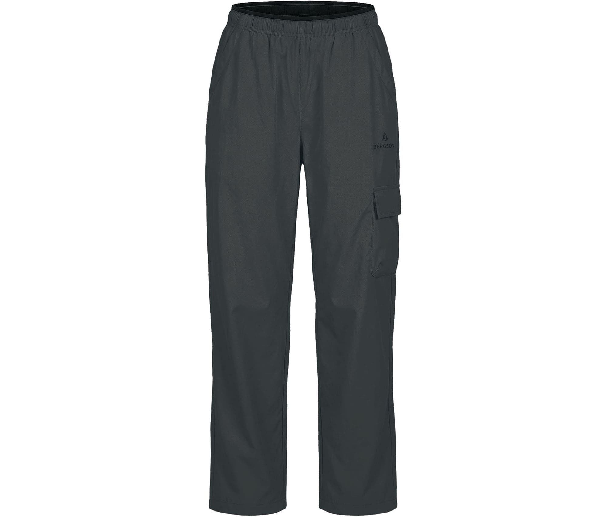 Bergson Outdoorhose BILLUND lang Damen Freizeithose, leicht, lässig, Normalgrößen, grau