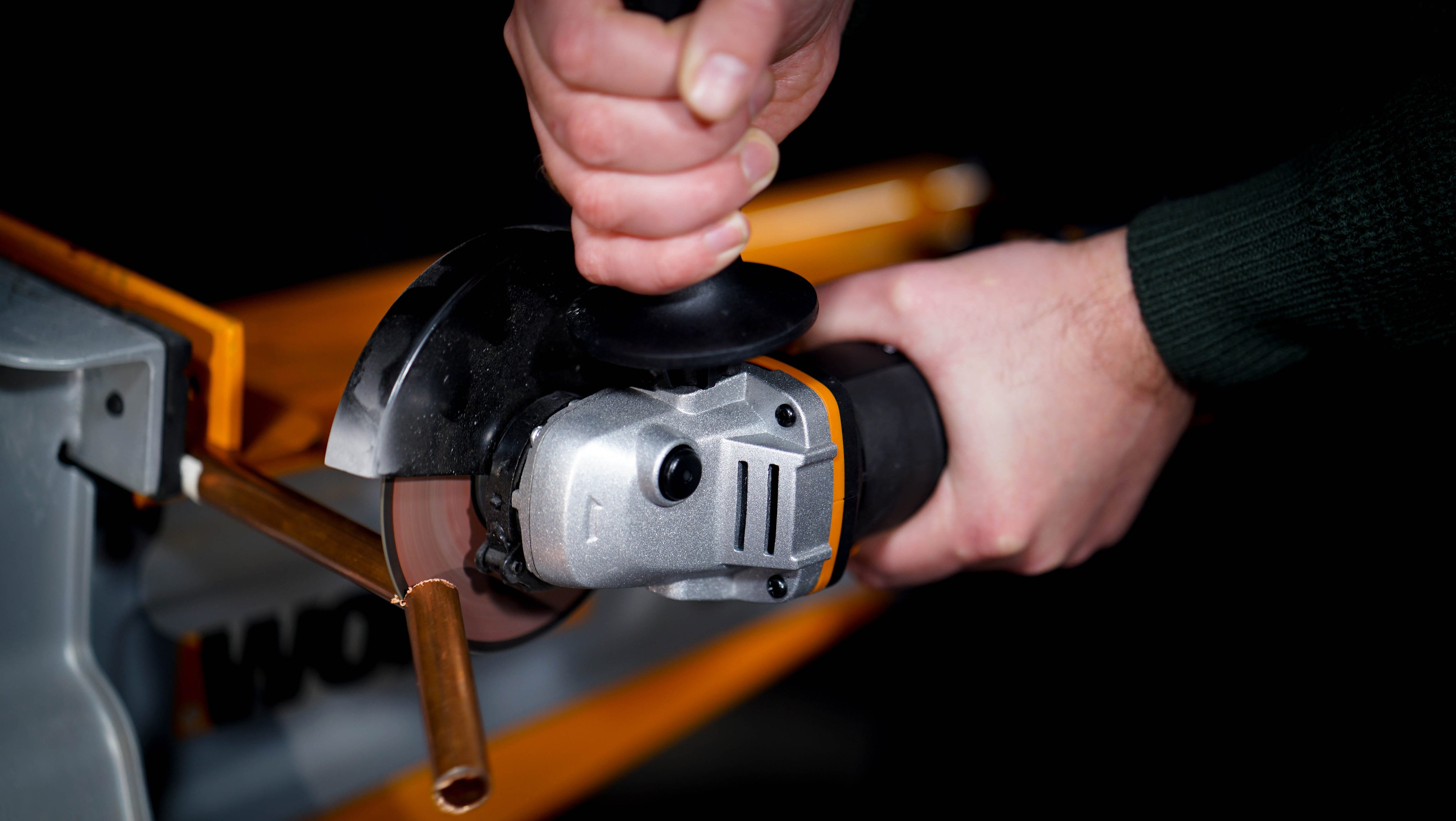 Worx Akku-Winkelschleifer WX803.9, 125 mm Scheiben, günstig online kaufen