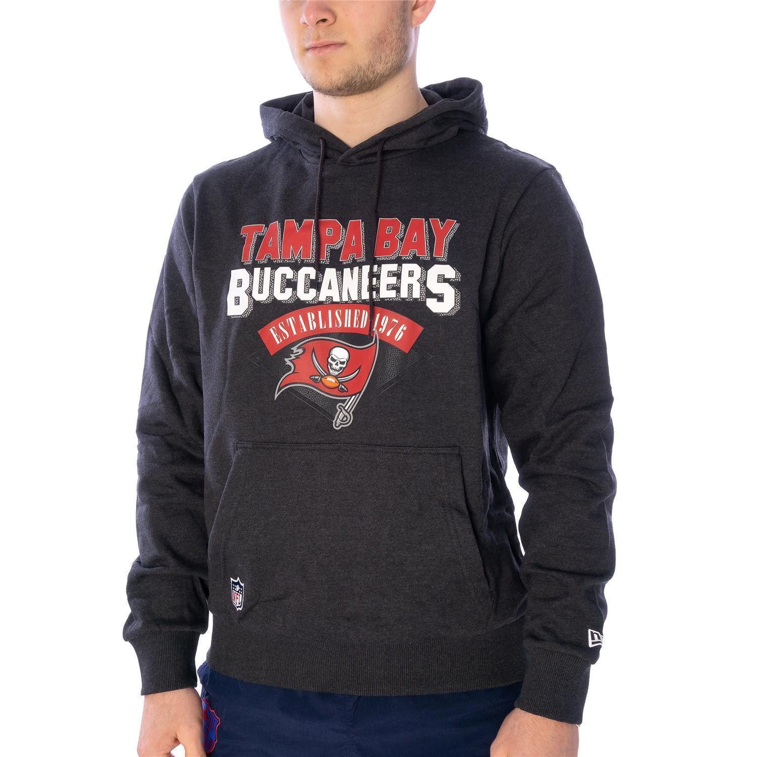 Hoodie Tampa Bay Buccaneers NFL Team Logo Gray Hoody New Era