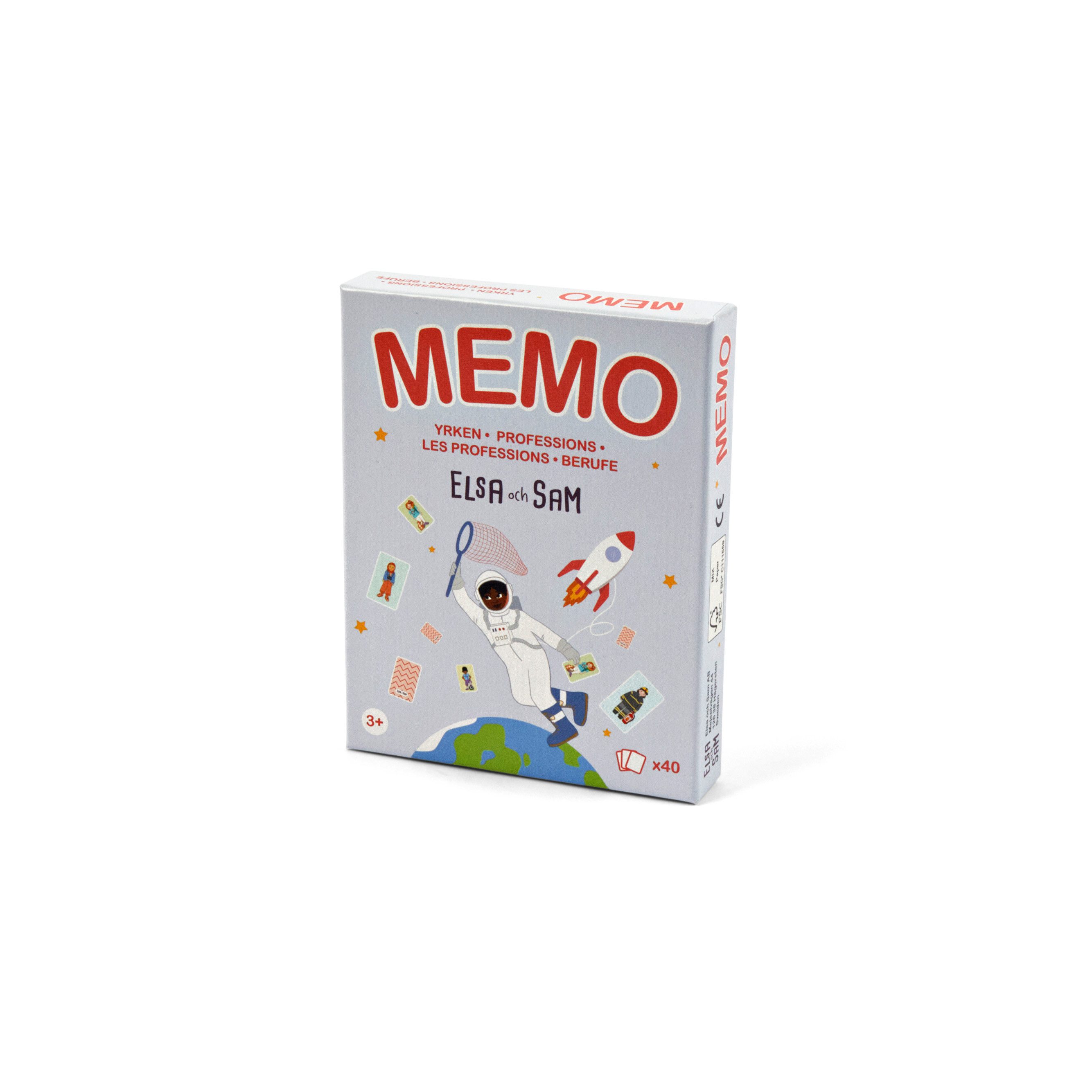 ELSA och SAM Spiel Kinder Memory Berufe – Lernspiel für kleine Entdecker, Memory, FSC®- schützt Wald Zertifizierung, Made in Germany, EC-Zertifiziert