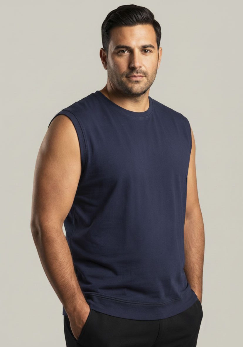 Muscleshirt auch in Grosse Größen bis Gr. 7XL Bauch-Fit