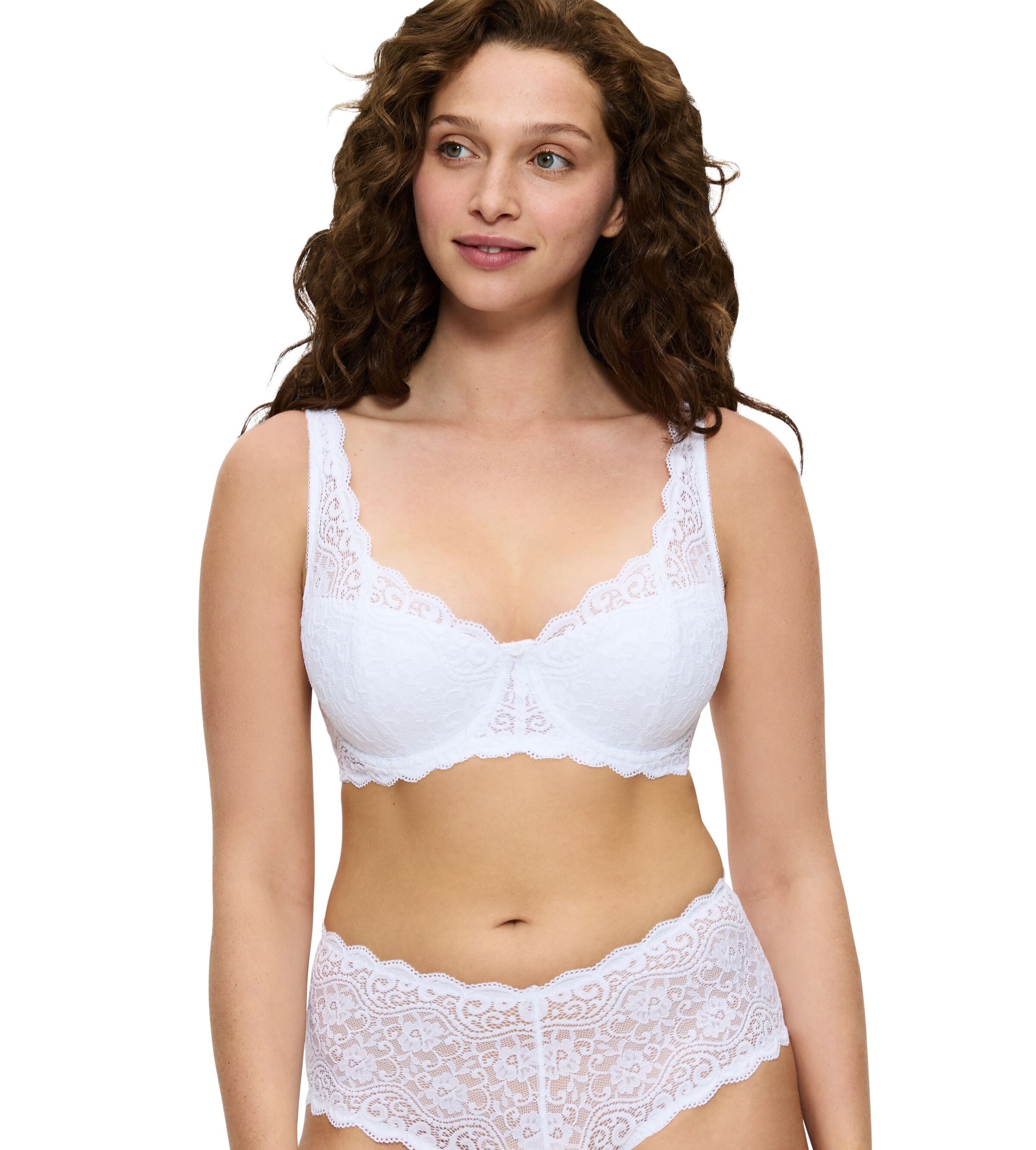 Triumph Balconette-BH Amourette Stretch-Spitze, weich, feminin, breite Träger