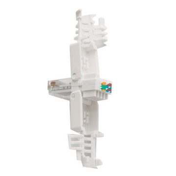 PremiumX 100x Netzwerkstecker CAT6A RJ45 CAT6 CAT7 CAT7A Adapter werkzeuglos Netzwerk-Adapter