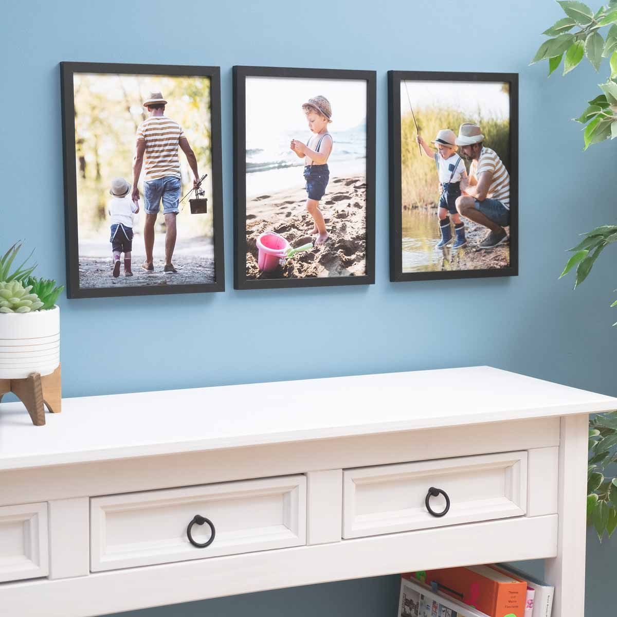 PHOTOLINI Bilderrahmen 3er Set, stabiles MDF-Holz, günstig online kaufen
