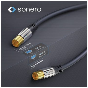 sonero Sonero Antennenanschlusskabel 2,0 m, schwarz Autoradio-Scheibenantenne