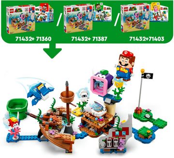 LEGO® Konstruktionsspielsteine Dorrie und das versunkene Schiff (71432), LEGO Super Mario, (500 St), Erweiterungsset; Made in Europe