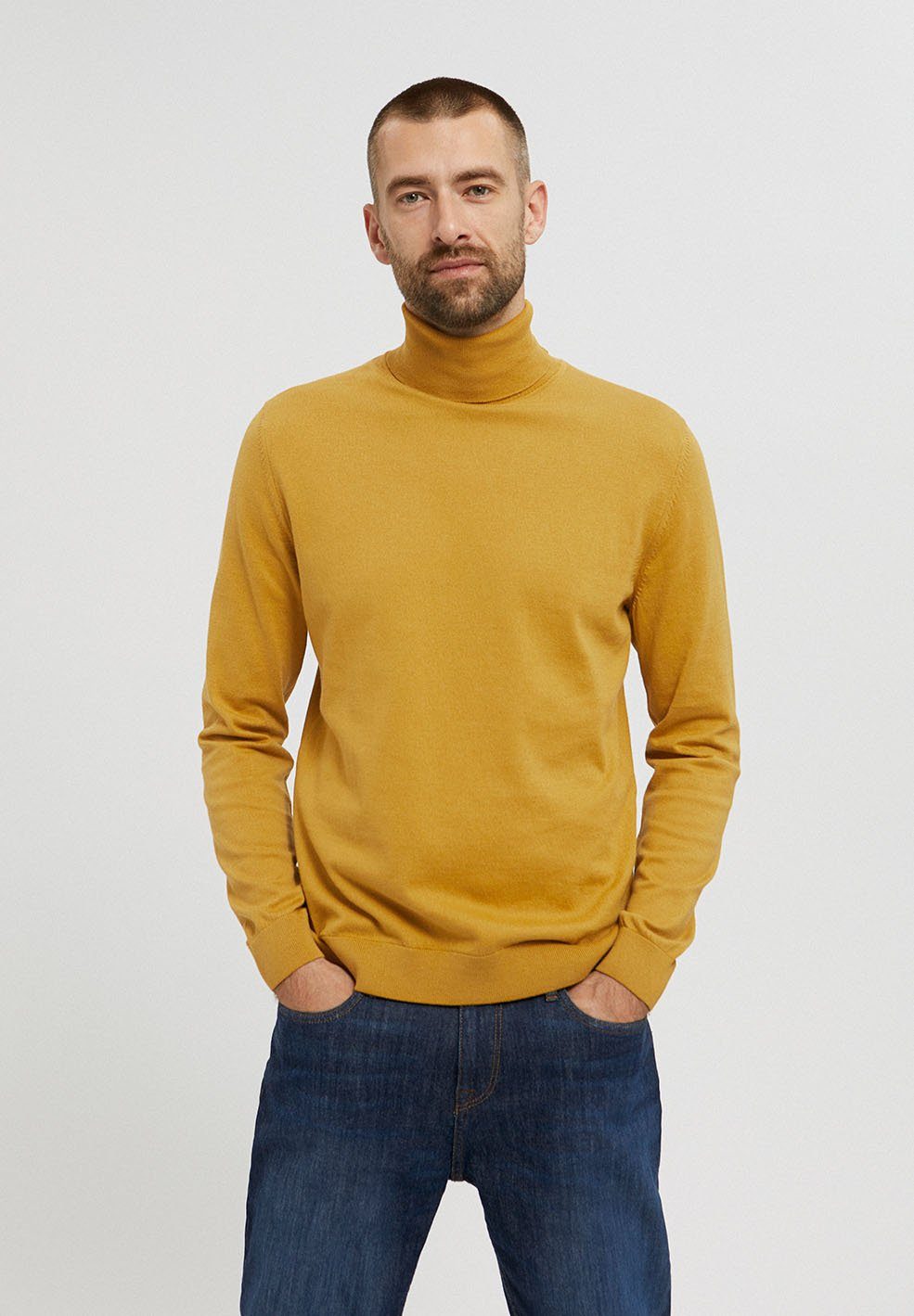 Strickpullover GLAANUS Pullover Regular Fit aus Bio-Baumwolle