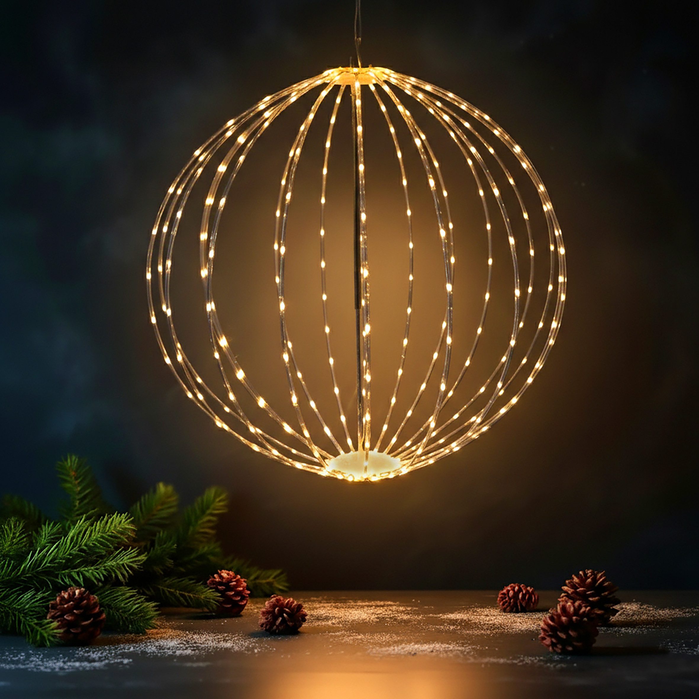 Spetebo LED-Dekofigur Leuchtkugel zum hängen für günstig online kaufen