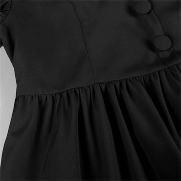 AFAZ New Trading UG 2-in-1-Kleid Mittelalterliches langes Kleid mit hoher Taille, Leistungskleidung