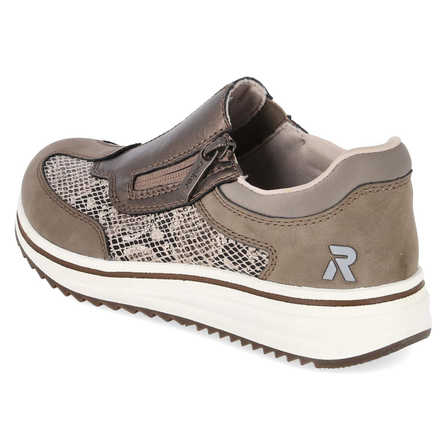 Rieker Rieker L5854-64 Damen Synthetik taupe Slipper