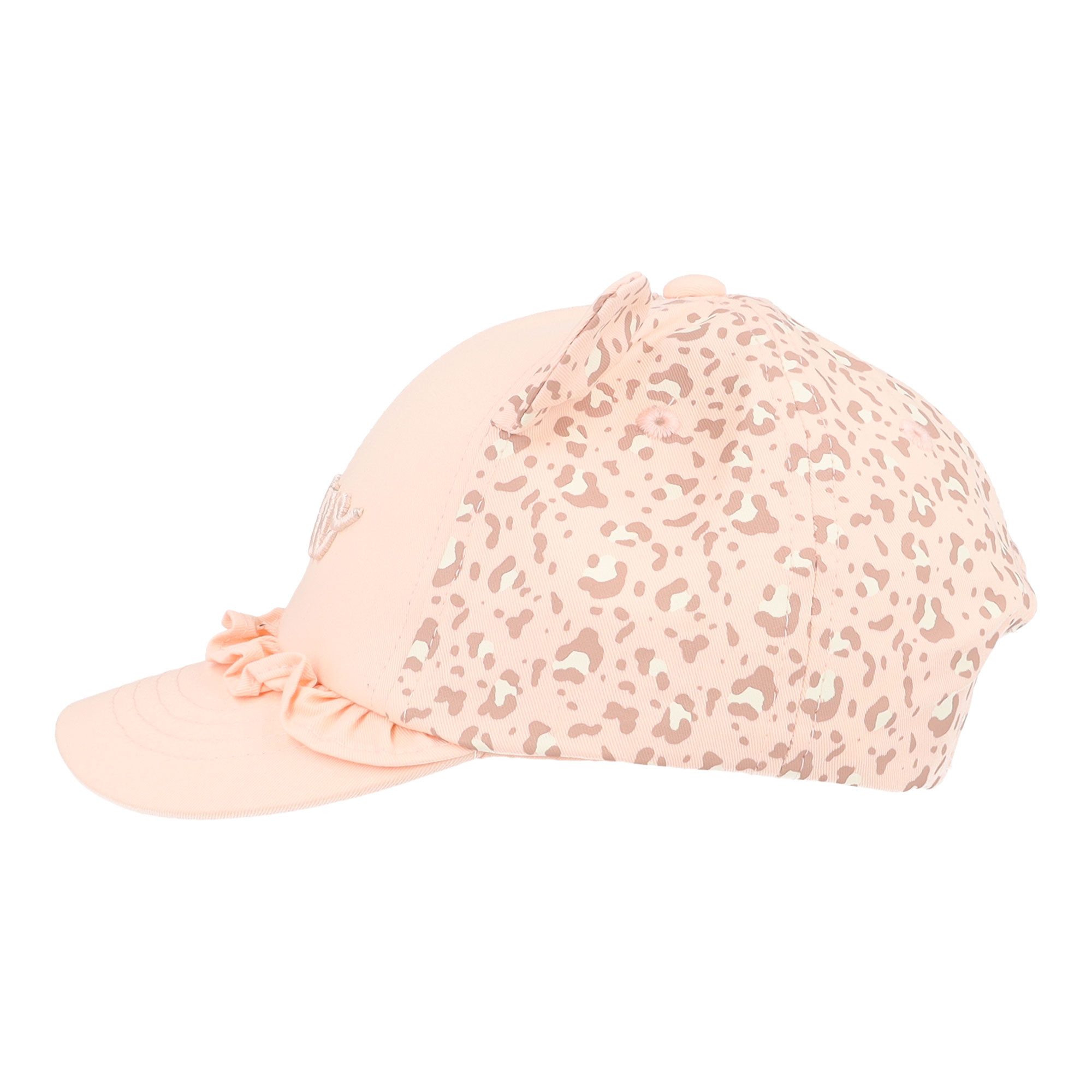 MAXIMO Baseball Cap mit Animal-Print, mit Öhrchen, mit 3D-Stickerei, Baumwolle