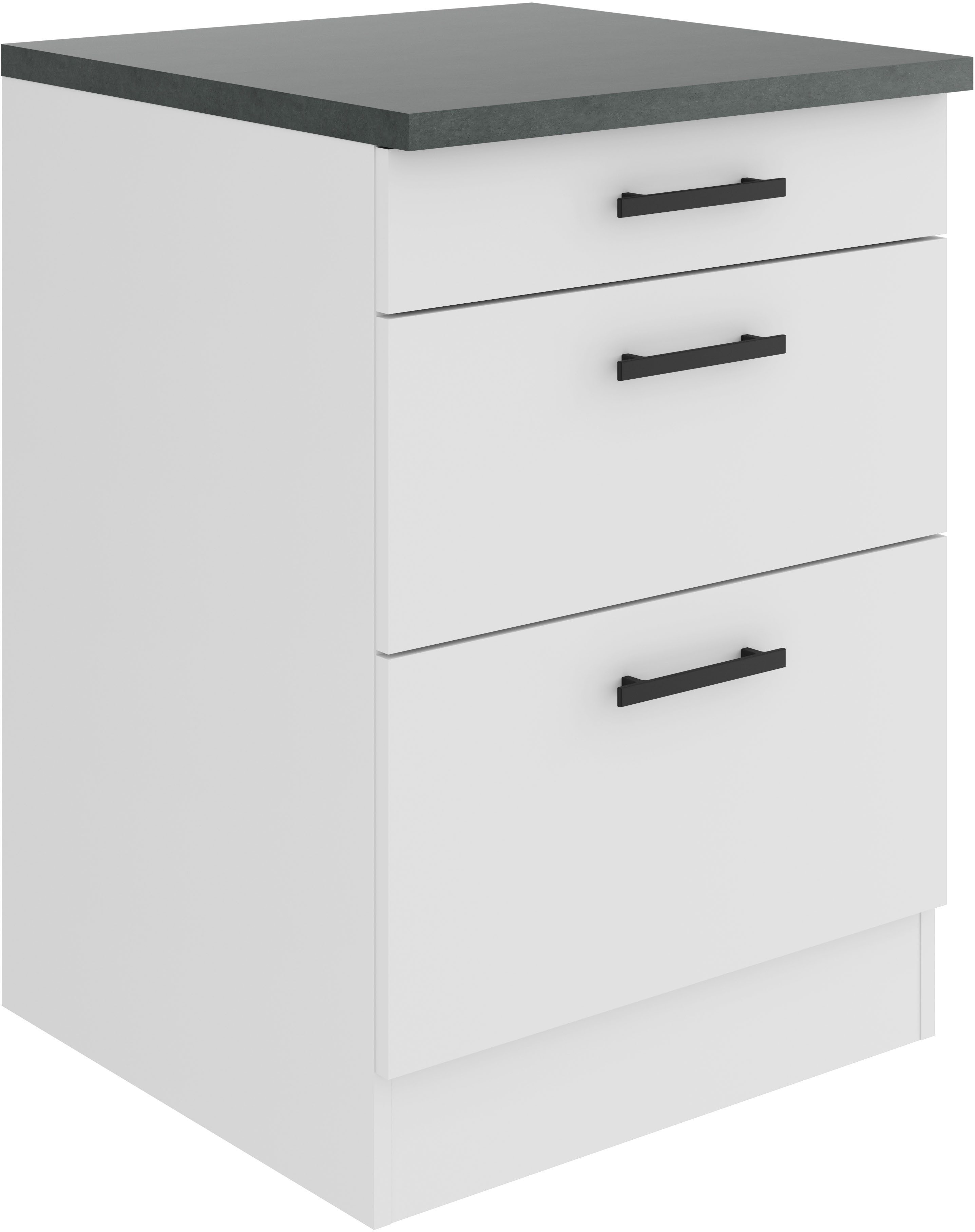 OPTIFIT Unterschrank Palma Breite 60 cm, mit 3 Schubkästen