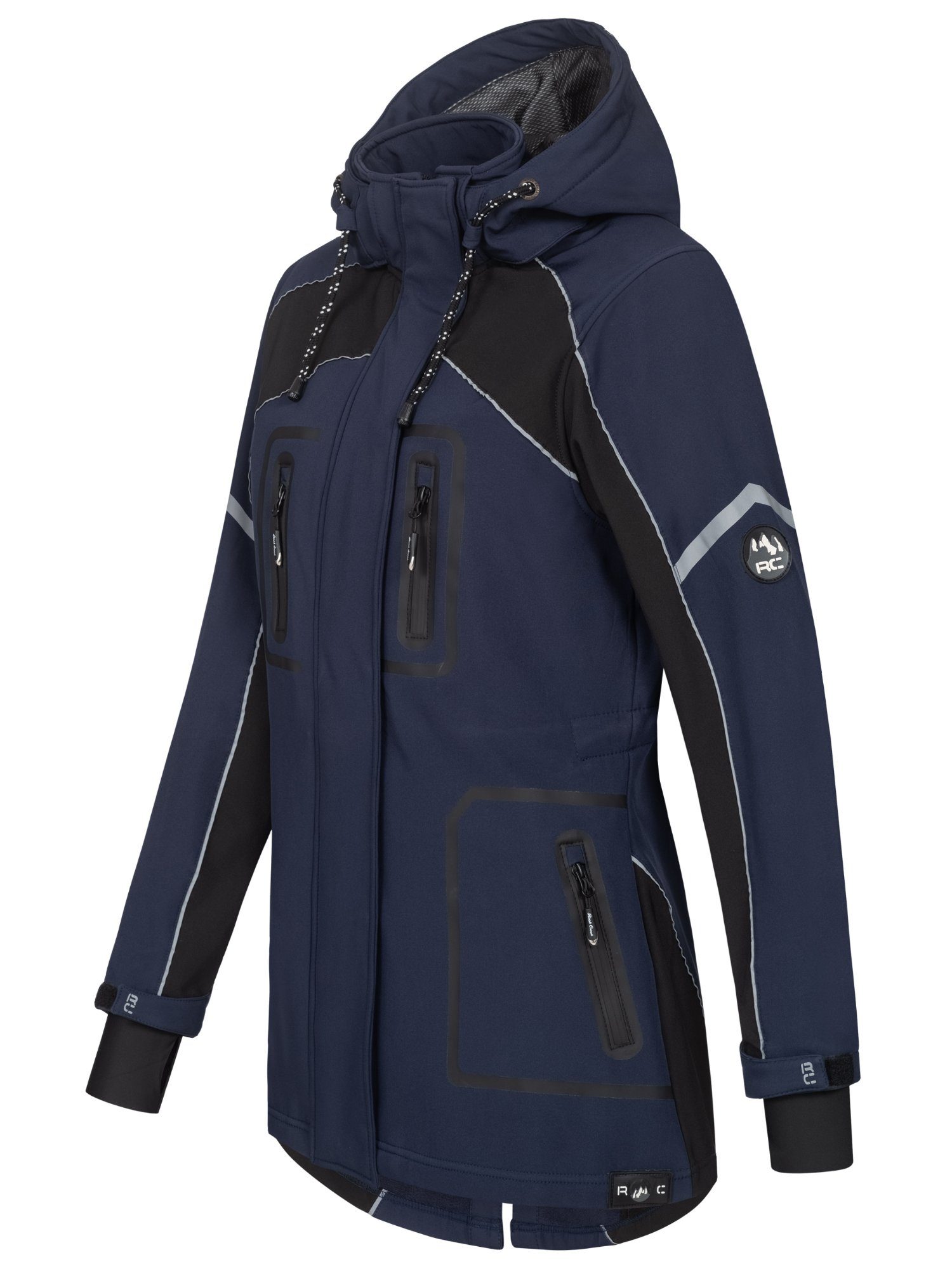 Rock Creek Softshelljacke Damen Softshellmantel Wanderjacke D-497