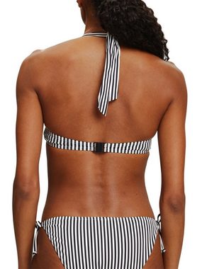 Esprit Bügel-Bikini-Top Gestreiftes Neckholder-Bikinitop mit Bügel