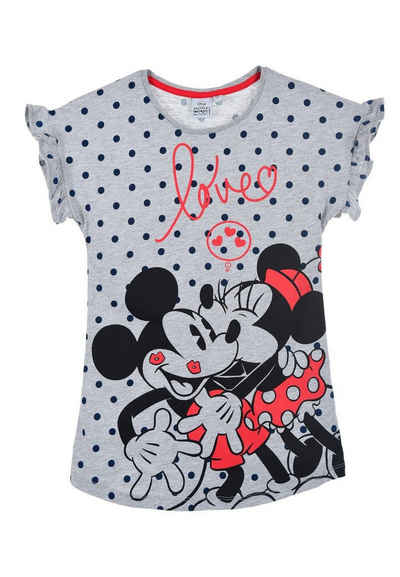 Disney Minnie Mouse Nachthemd Kinder Mädchen Schlaf-Shirt Mini Maus
