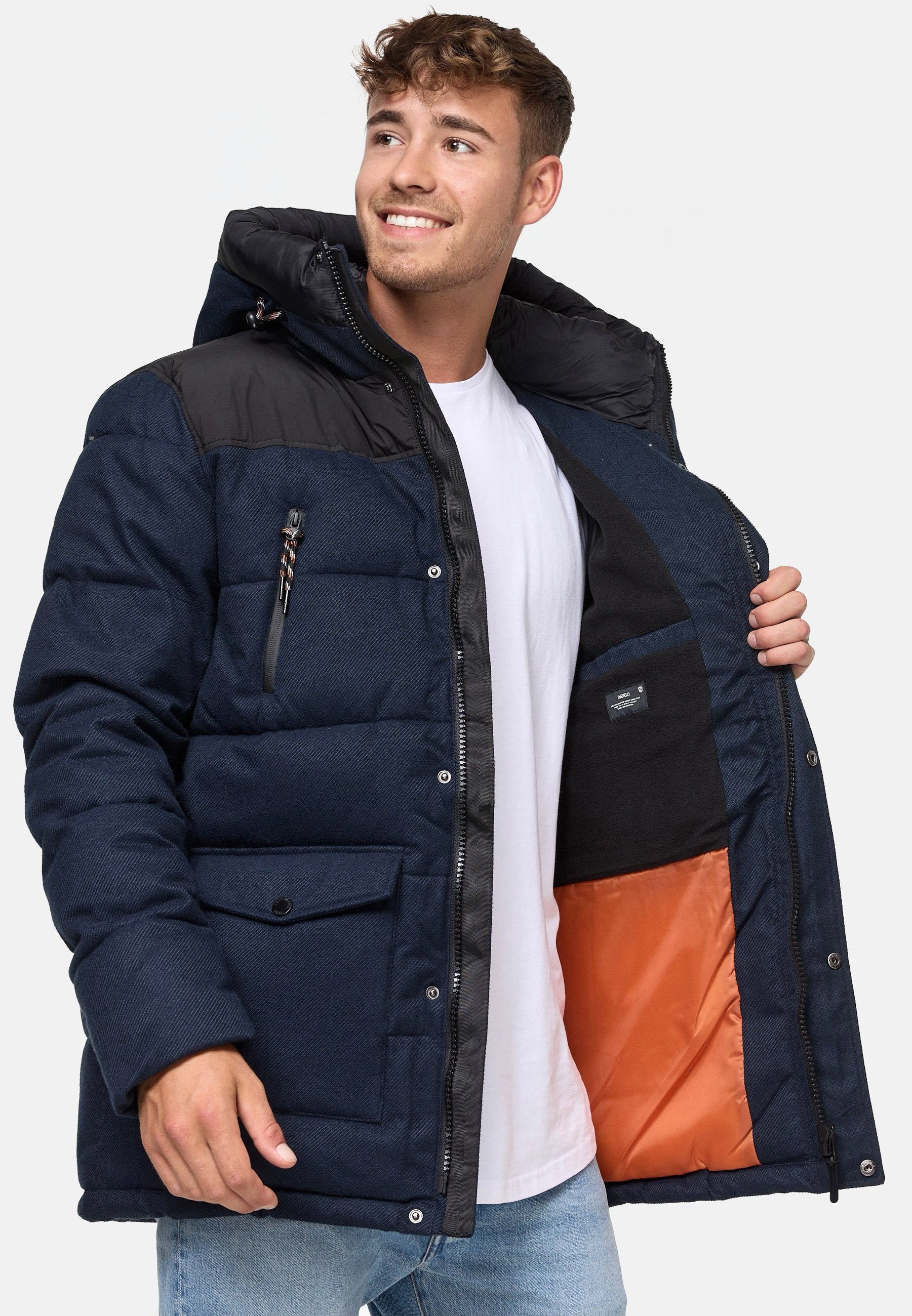 Indicode Winterjacke Krem