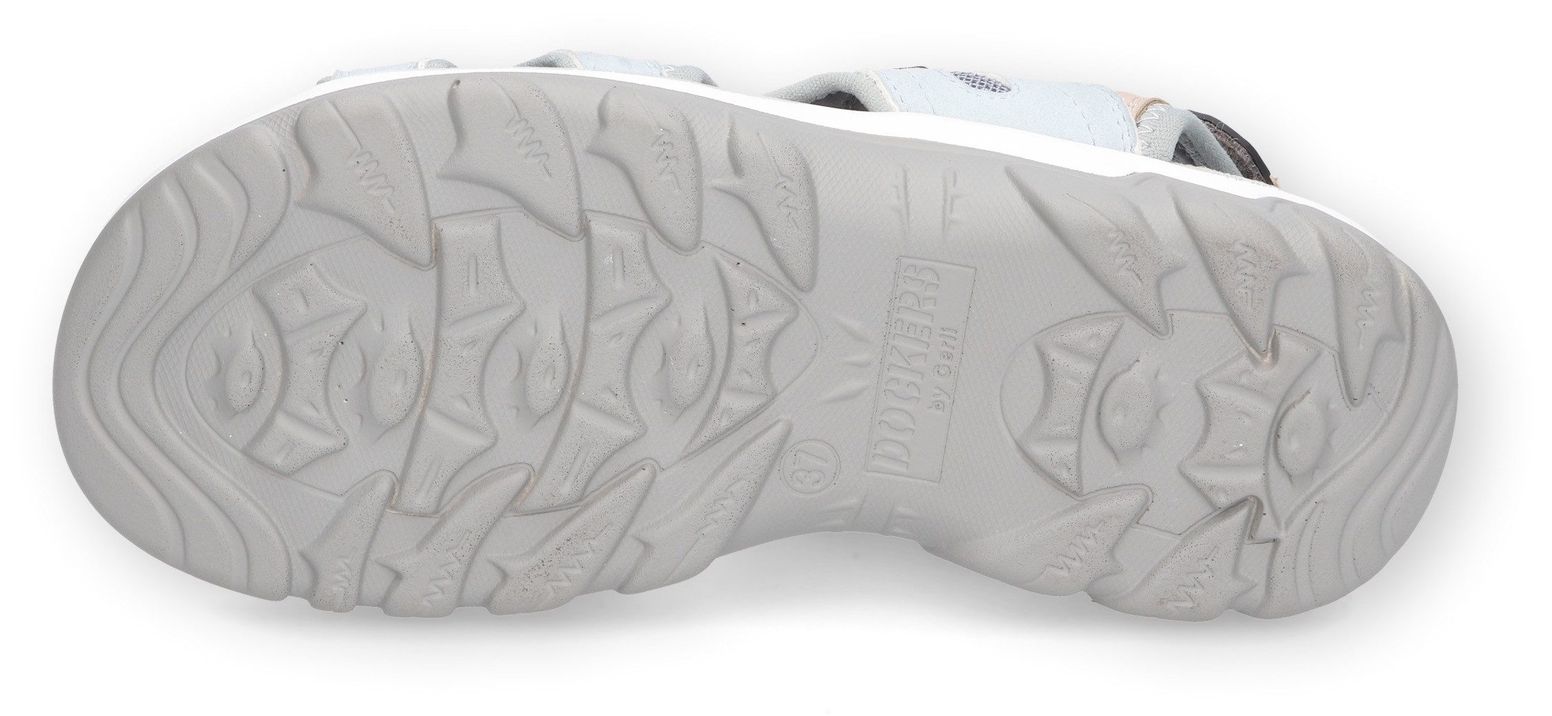 Dockers by Gerli Sandale Trekking Sandale, Sommerschuh mit Klettverschluss