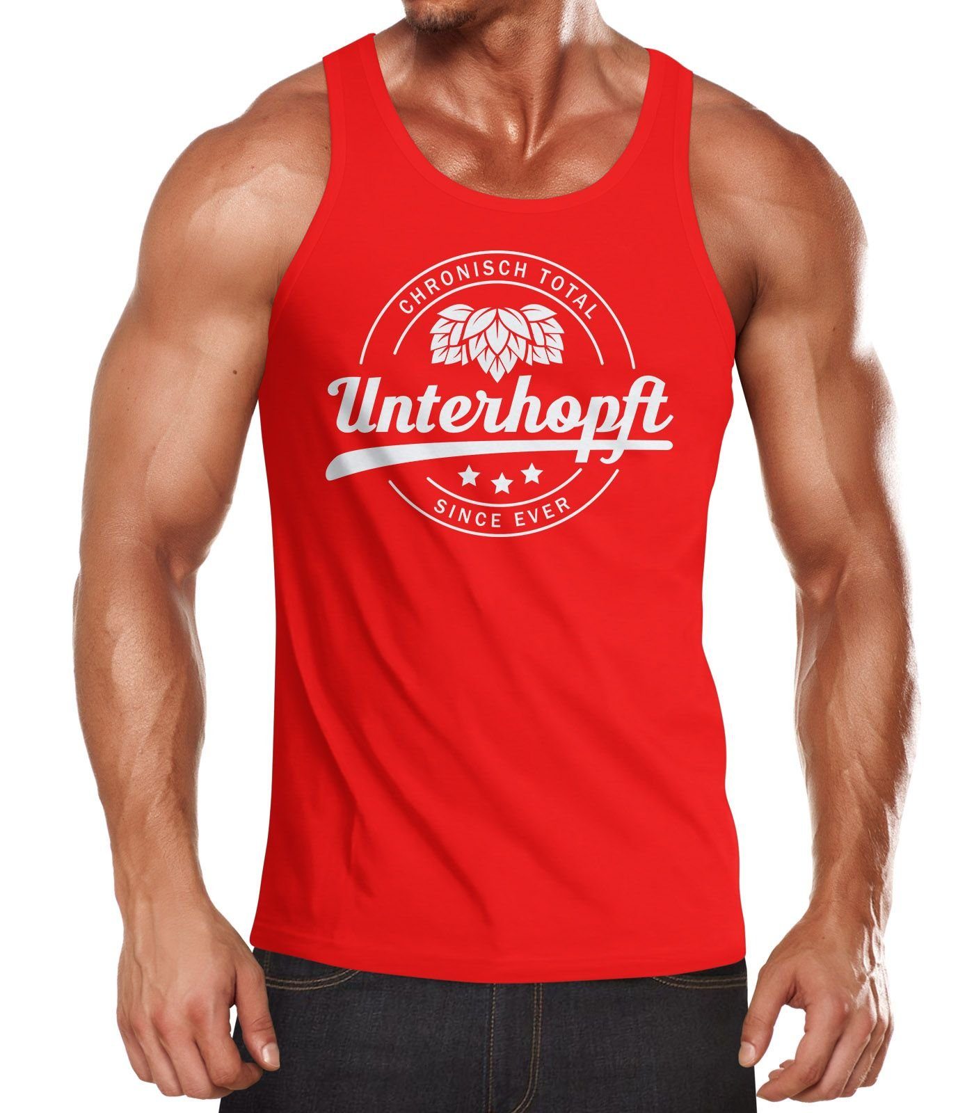 MoonWorks Tanktop Chronisch Unterhopft Tank-Top Chronisch günstig online kaufen