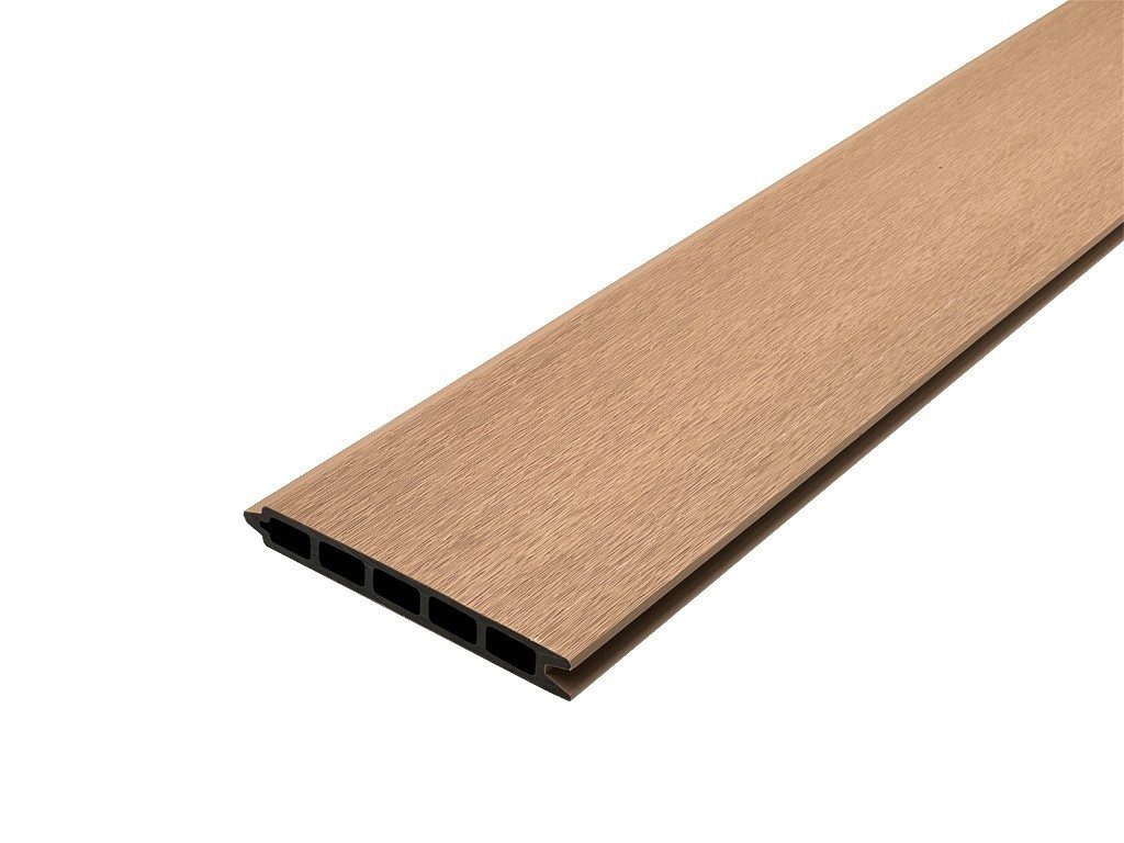 Belladoor Sichtschutzelement Bohlenset Premium für WPC-Steckzaunsystem Mapel, Pflegeleicht, UV-beständig