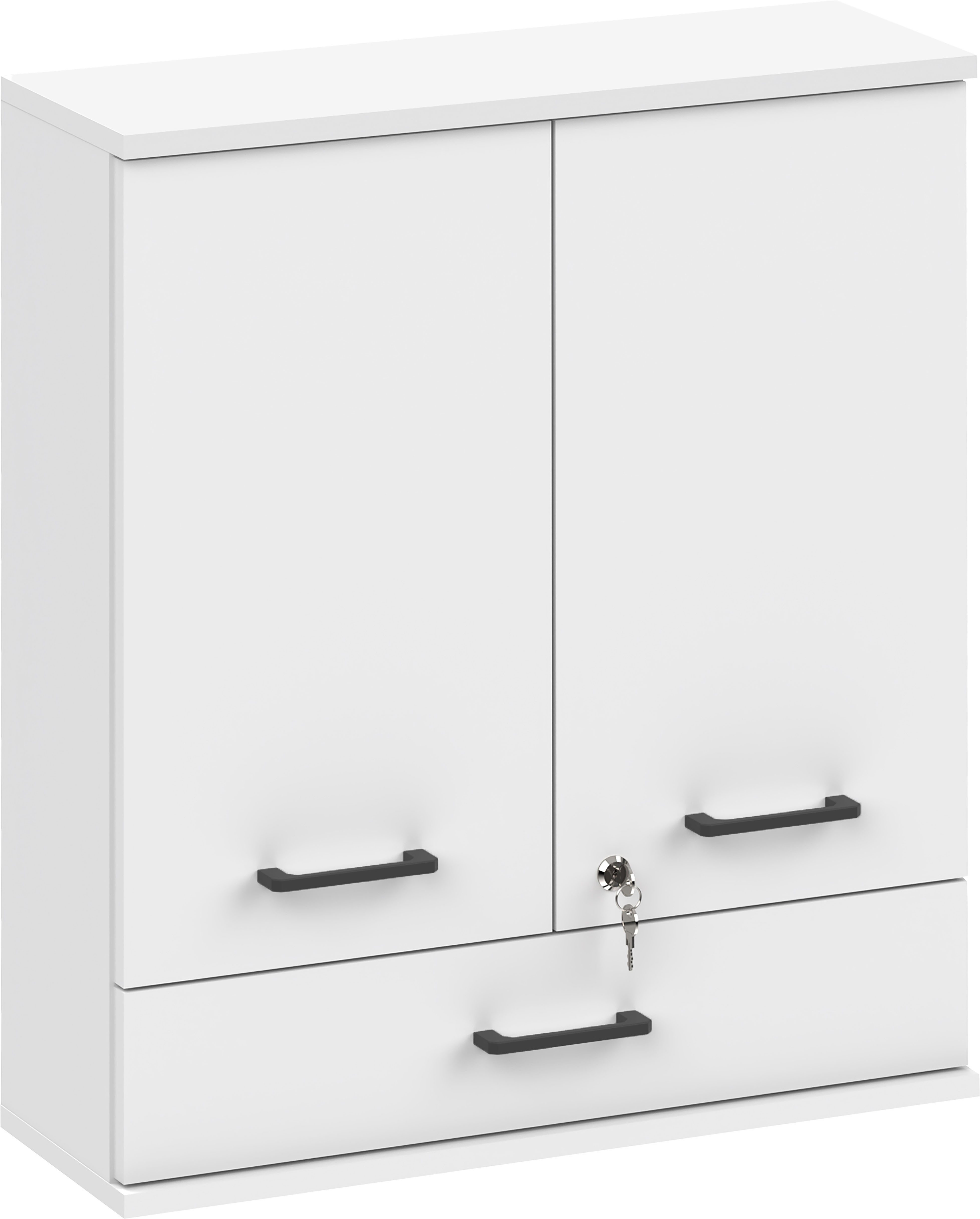 Schildmeyer Medizinschrank Galeno, mit 3 verschiedenen Aufklebern, Breite 30 cm, Made in Germany (1-St) Auswahl aus 3 verschiedenen Aufklebern zum Anbringen, Made in Germany