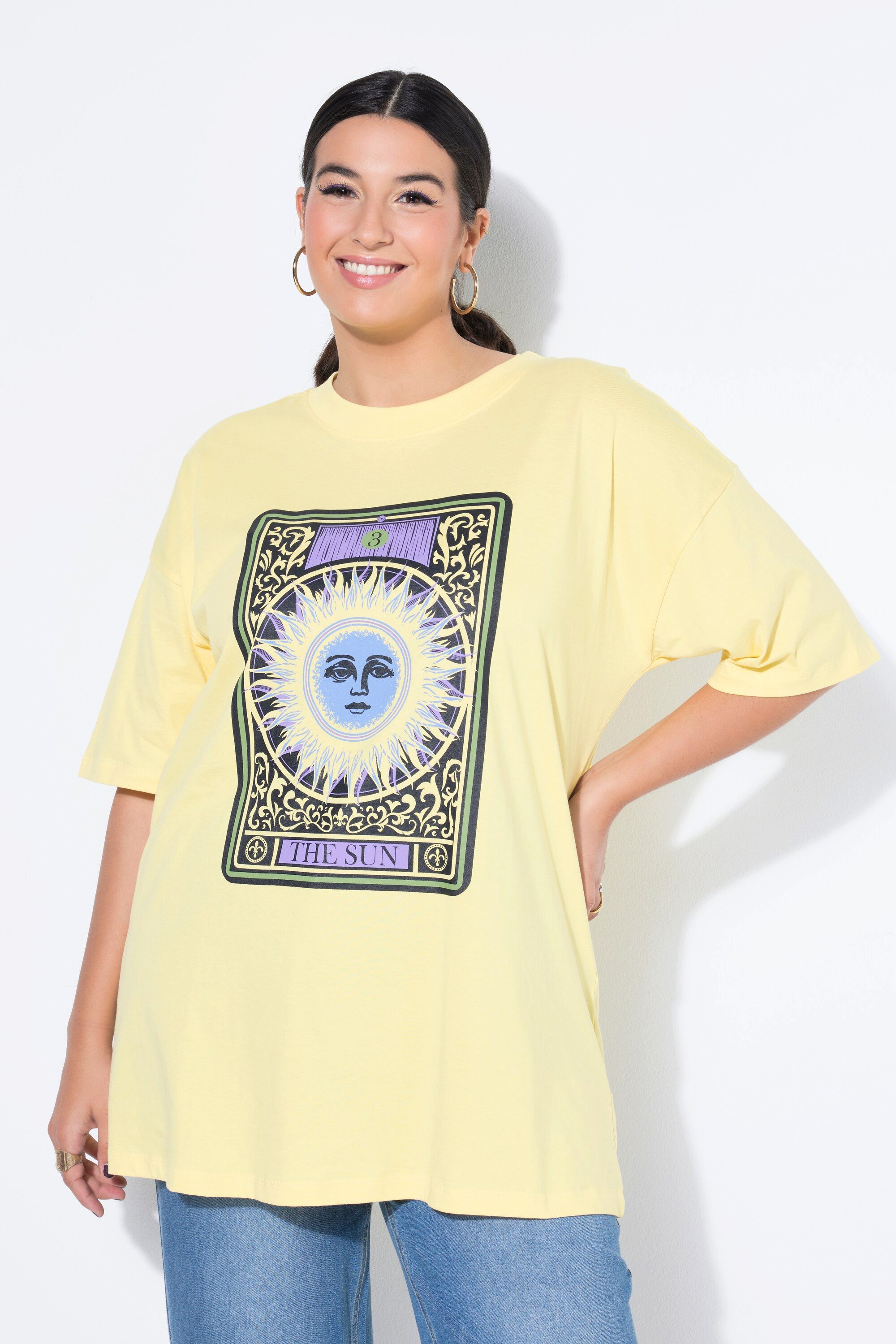 Studio Untold T-Shirt T-Shirt oversized Tarot Sonne günstig online kaufen