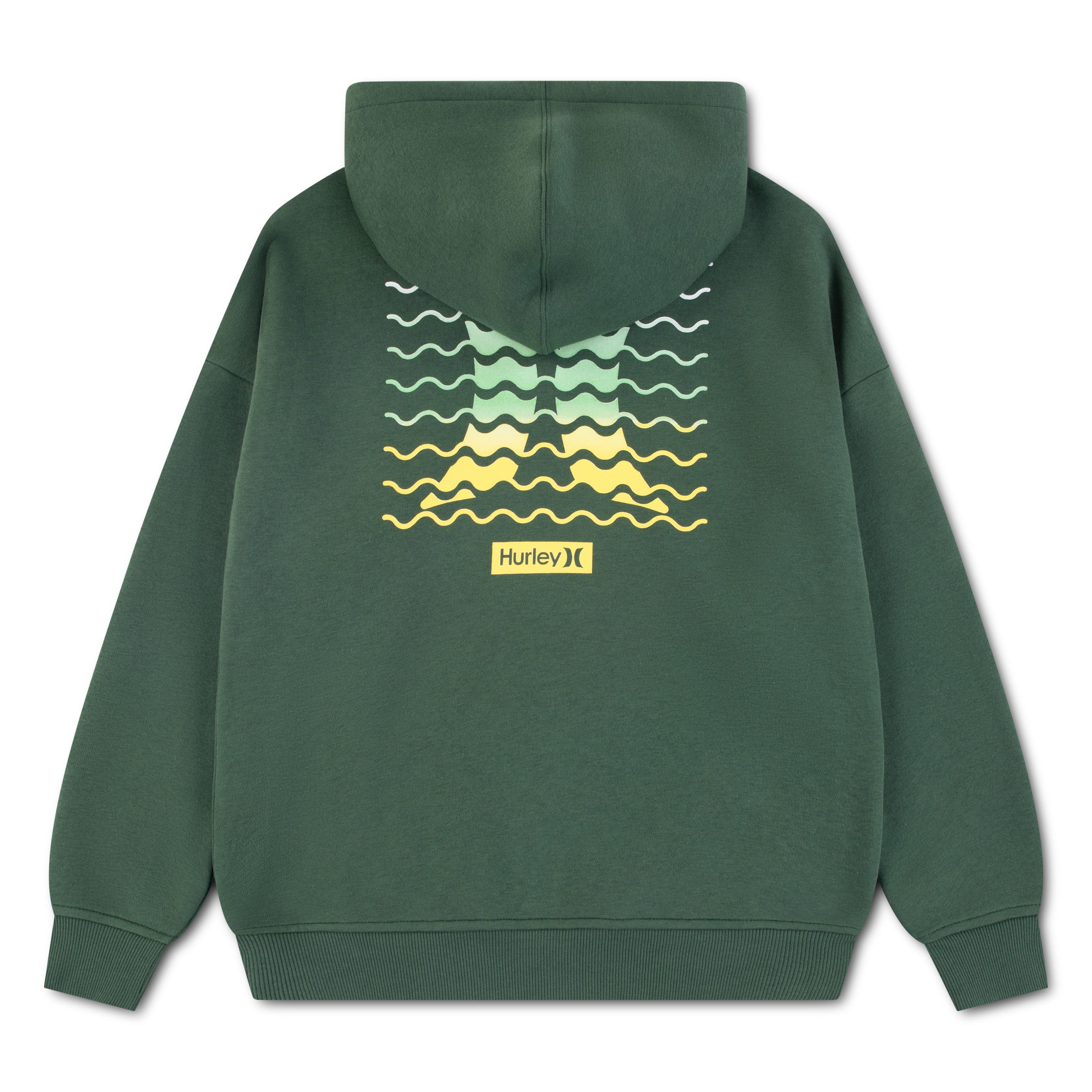 Hurley Kapuzensweatshirt GFX PULLOVER für Kinder, mit sportlichem Stil, aus Baumwolle und Polyester – Bild 2 von 3