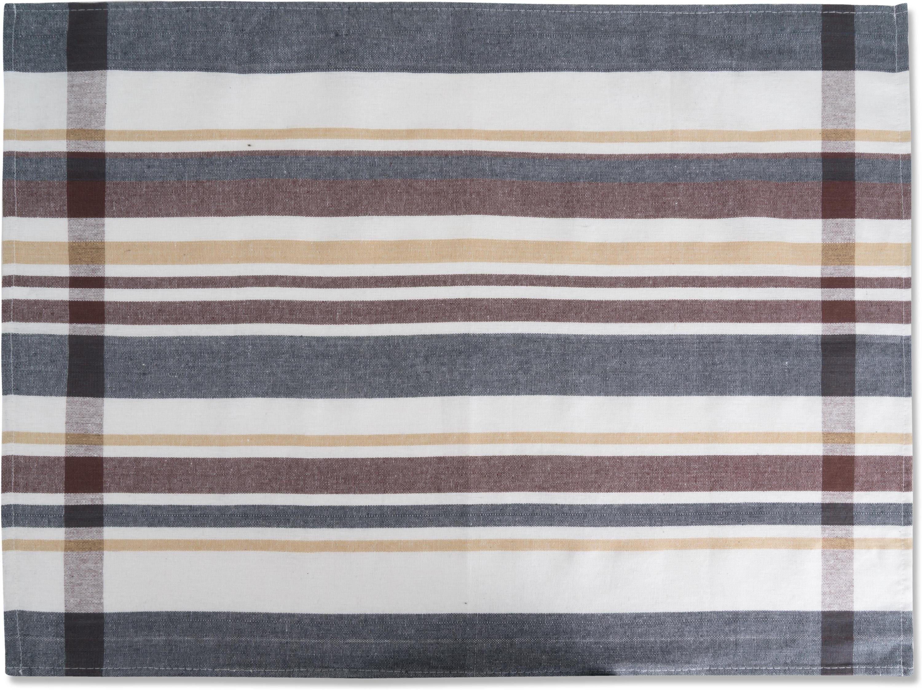 Aspero Geschirrtuch 10 Geschirrtücher Toffee Stripe, (10er Pack) – Bild 3 von 4