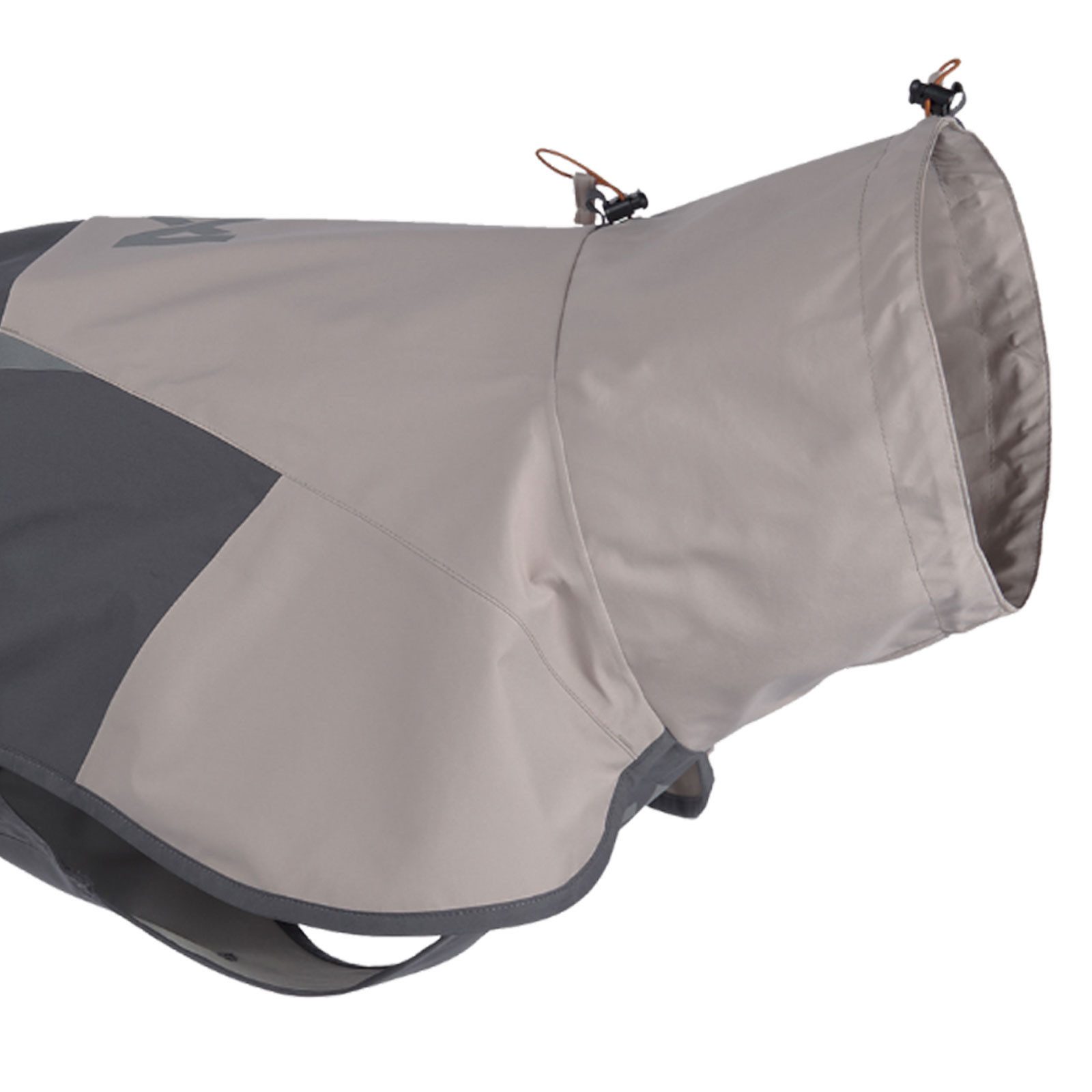 Non-stop dogwear Hundejacke FJORD RAINCOAT 2.0 gray, Wind- und wasserdichter Regenmantel