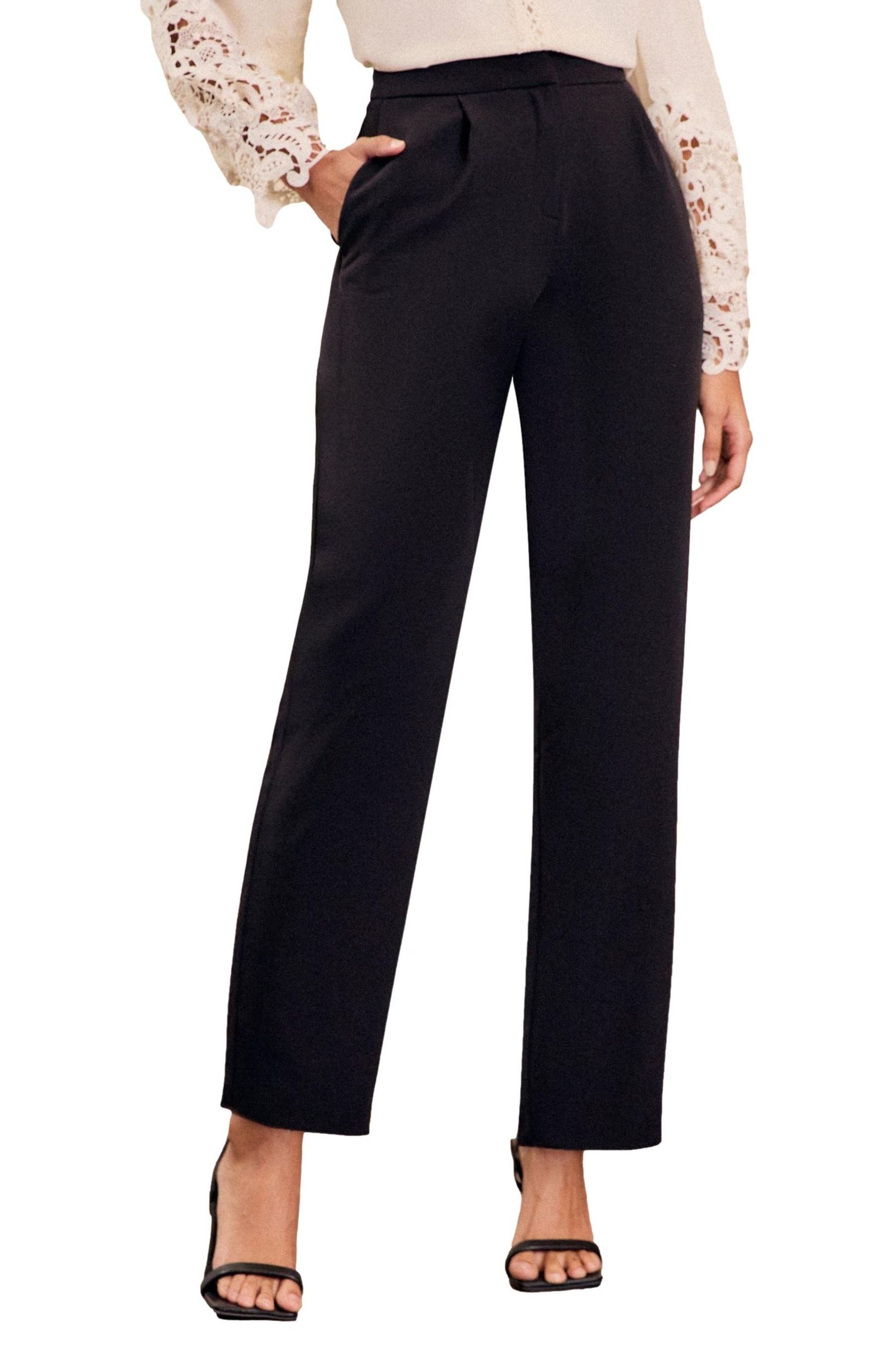 Love & Roses Stoffhose Love & Roses Hose mit geradem Bein, Regular Fit (1-t günstig online kaufen