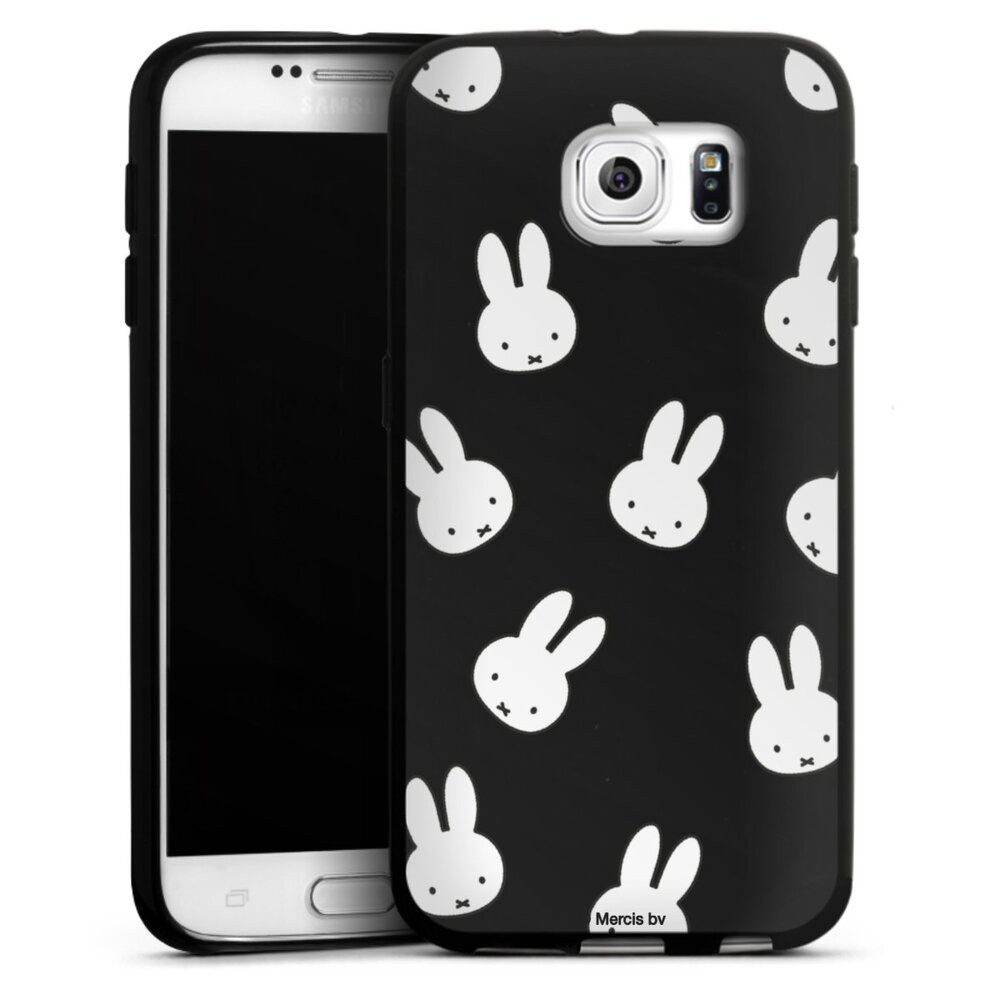 DeinDesign Handyhülle Miffy Muster transparent Miffy Pattern Transparent, Samsung Galaxy S6 Silikon Hülle Bumper Case Handy Schutzhülle