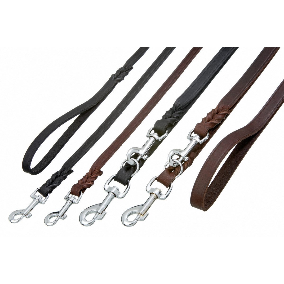 Karlie Hundeleine Führleine Rondo eingeflochten schwarz