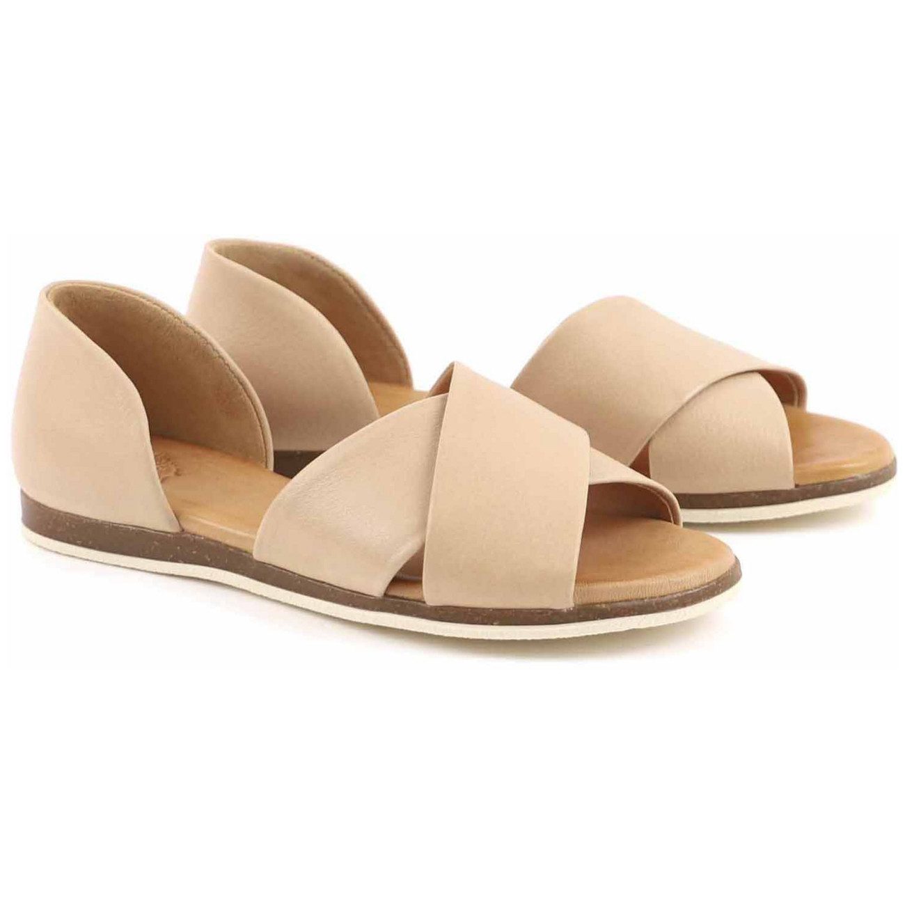 Apple of Eden Apple of Eden Damen Sandalette - CHIUSI 29 in beige Sandalette