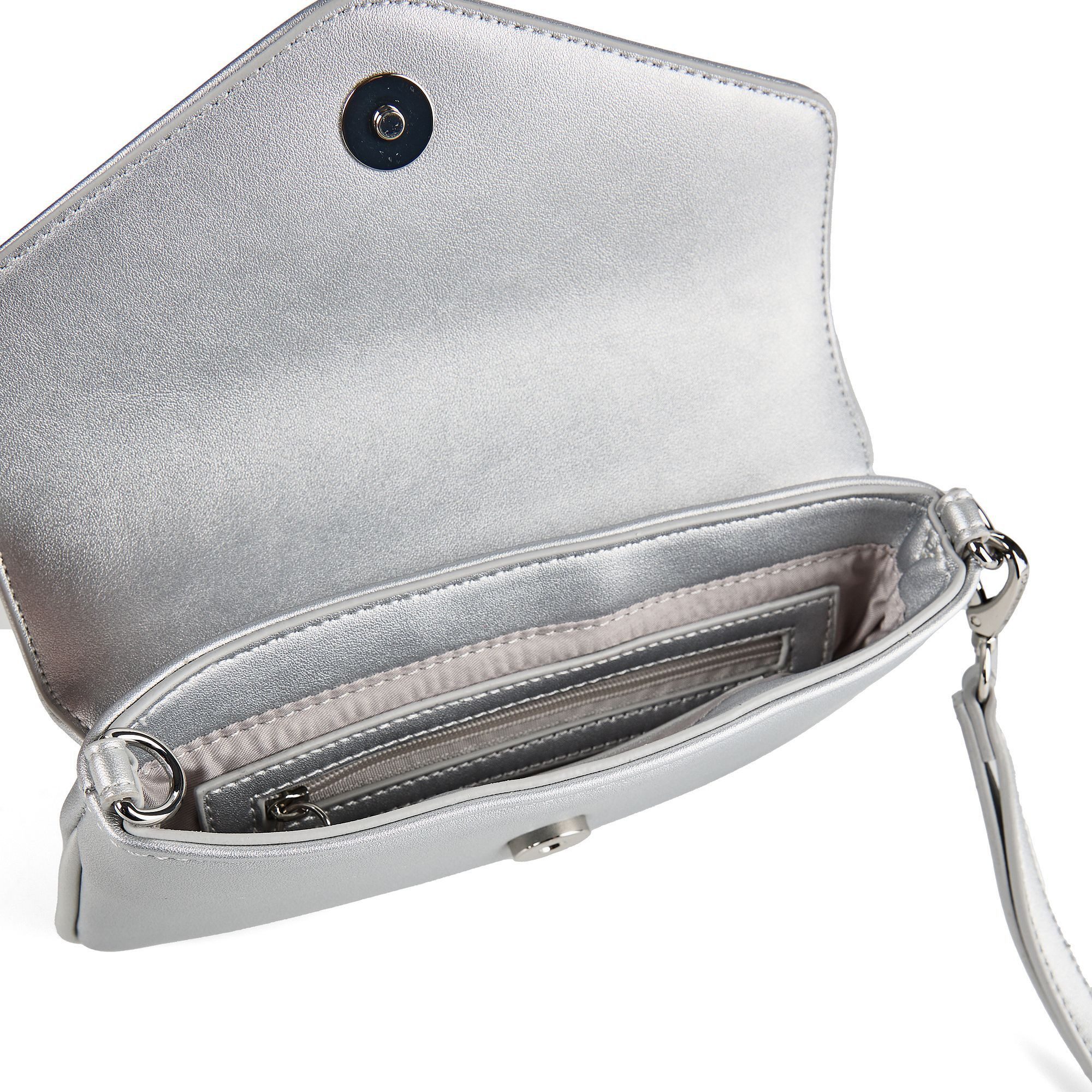 VALENTINO BAGS Clutch Ariel Mir, Polyurethan – Bild 4 von 4