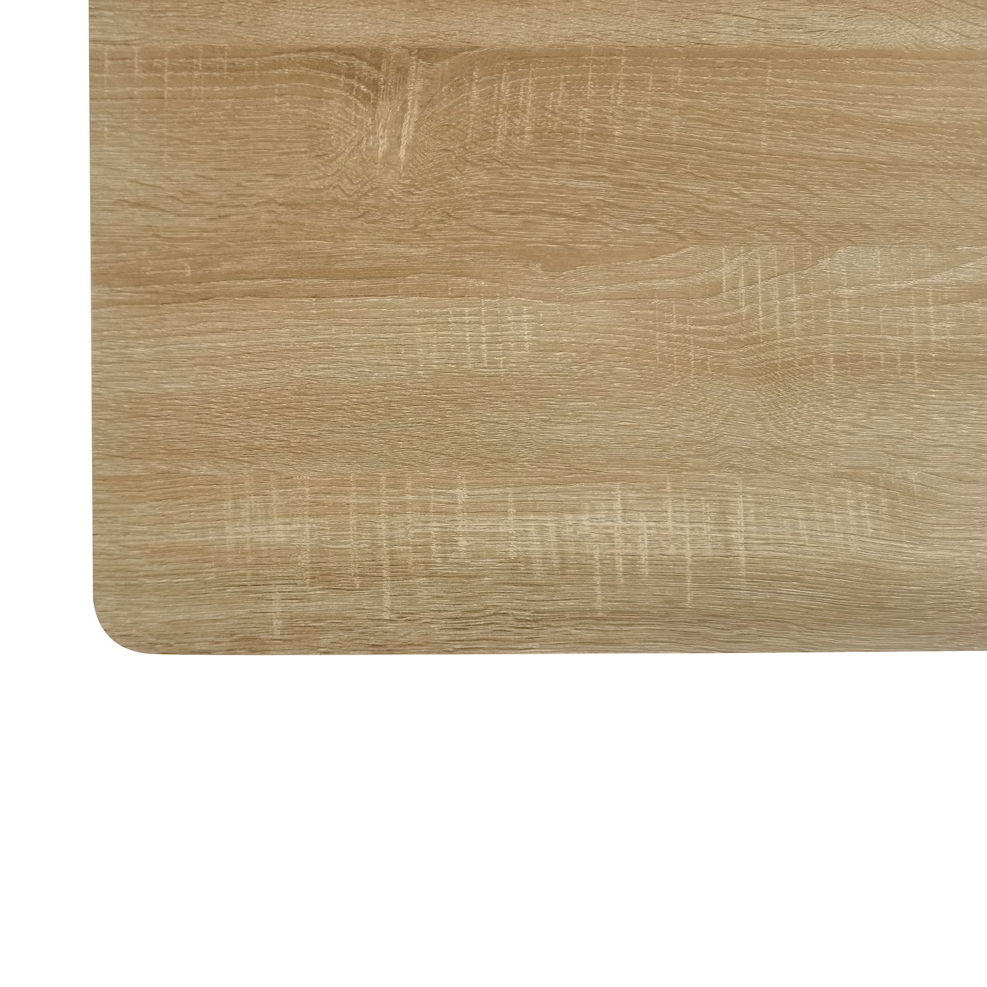 (1-St), Rechteckiger Esszimmertisch Flieks Schreibtisch Küchentisch 117*68*75cm Esstisch Holzfarben