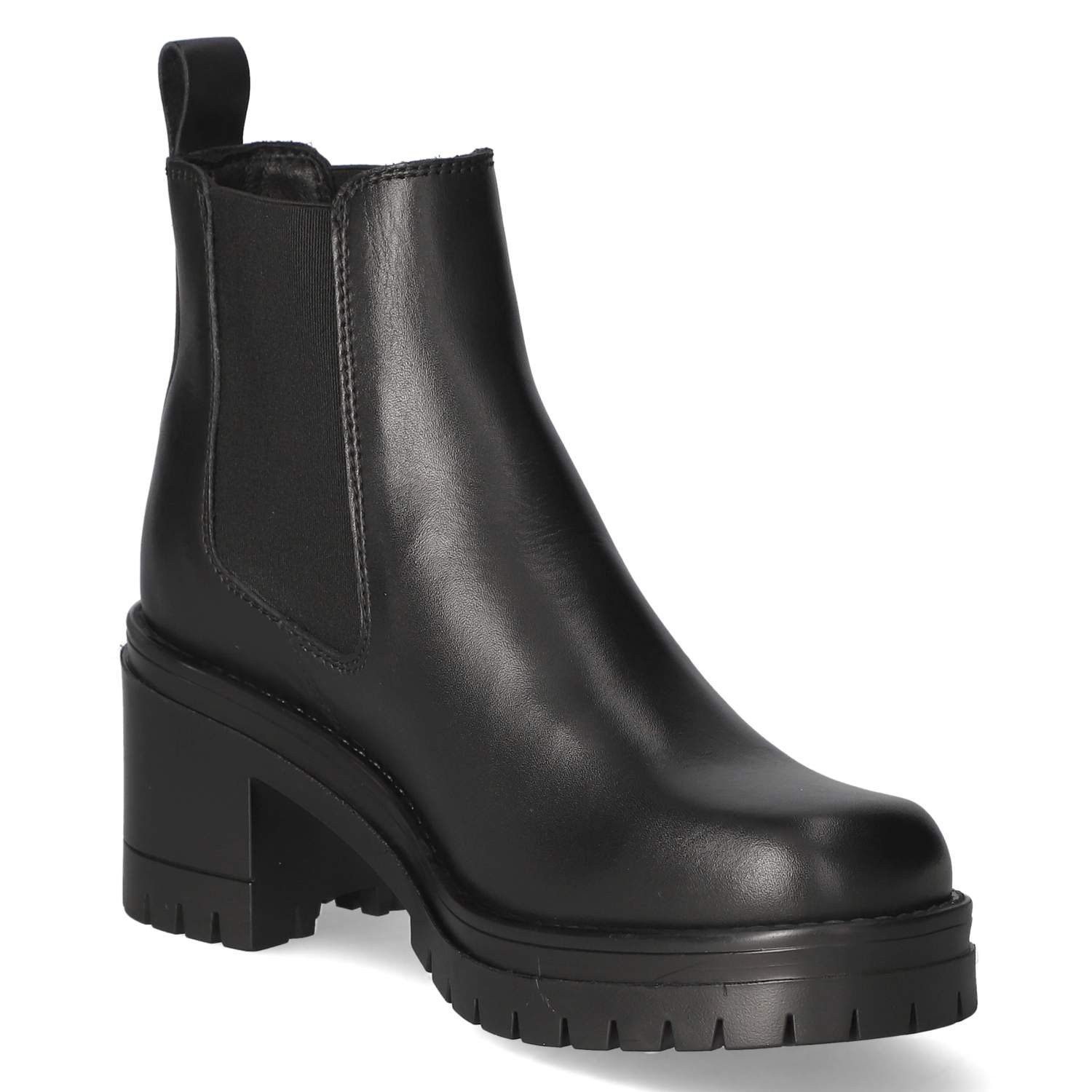 Fräulein Frida Fräulein Frida W1007 BLACK Damen Glattleder black Schlupfstiefel