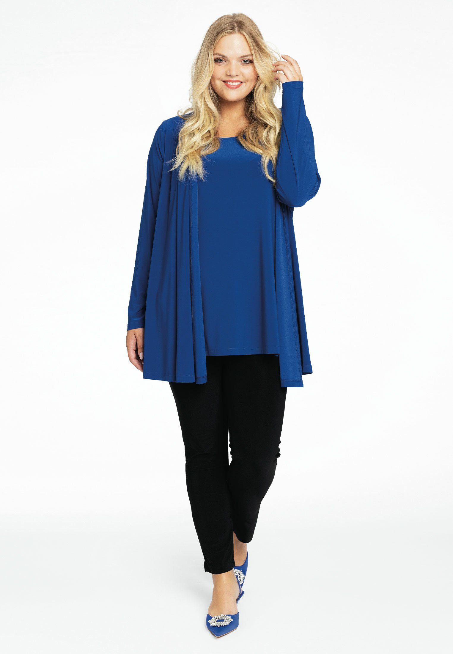 YOEK Cardigan Damen Strickjacke Große Größen