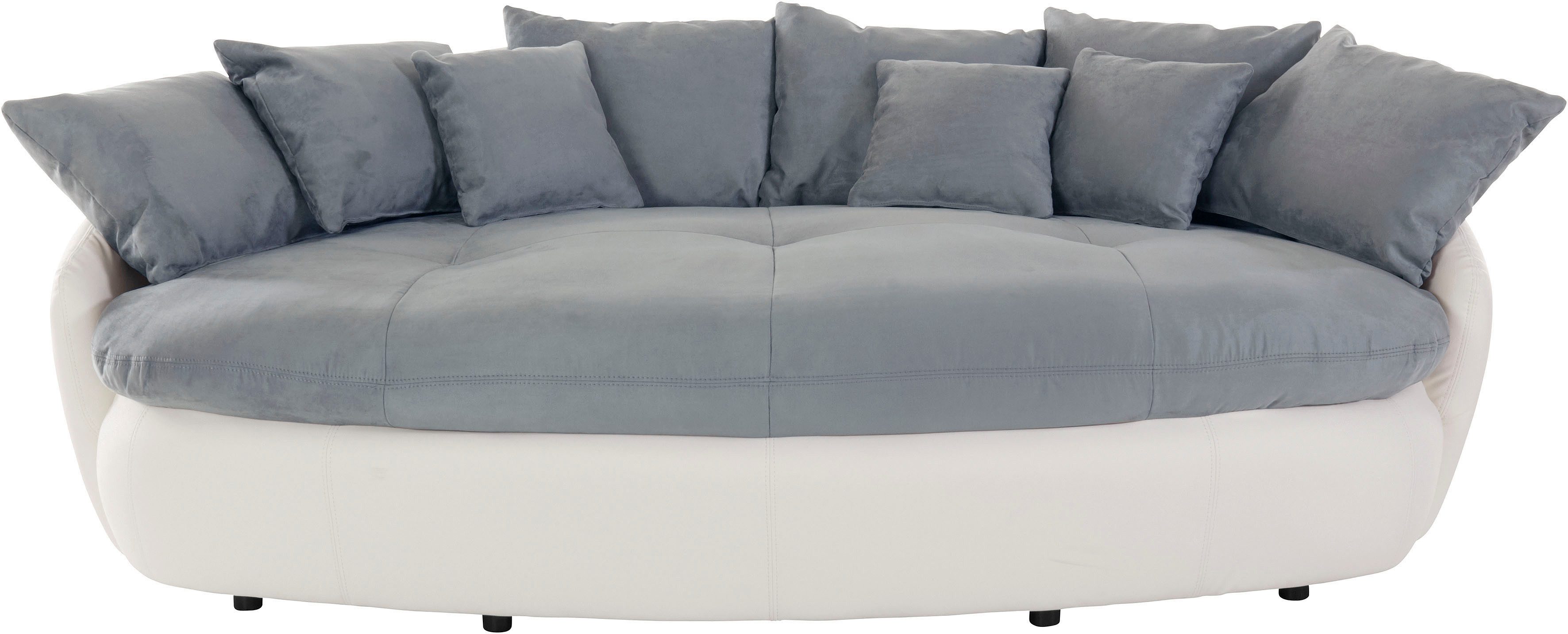 COTTA Big-Sofa Aruba, gemütliches Megasofa in XXL in organischer Form mit vielen Kissen