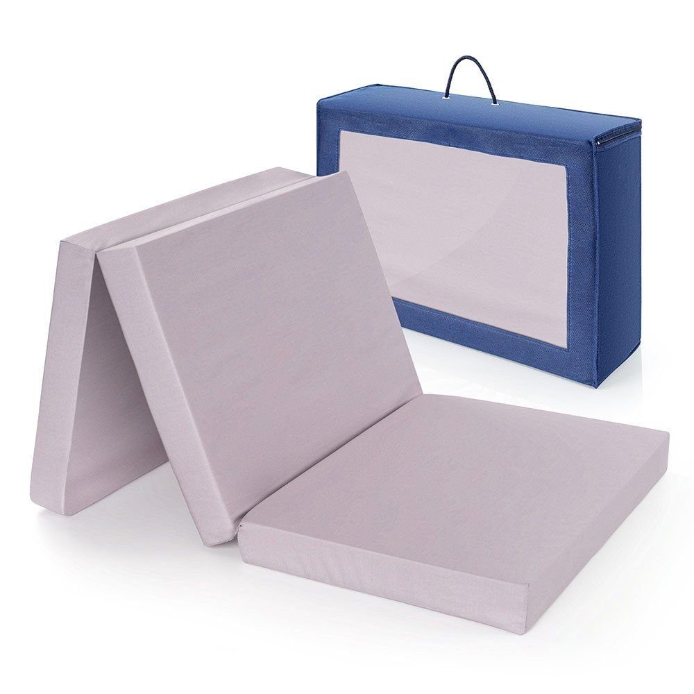 Reisebett-Matratzen Komfort - Grau, Alvi®, 6 cm hoch, Reisebettmatratze 60x günstig online kaufen
