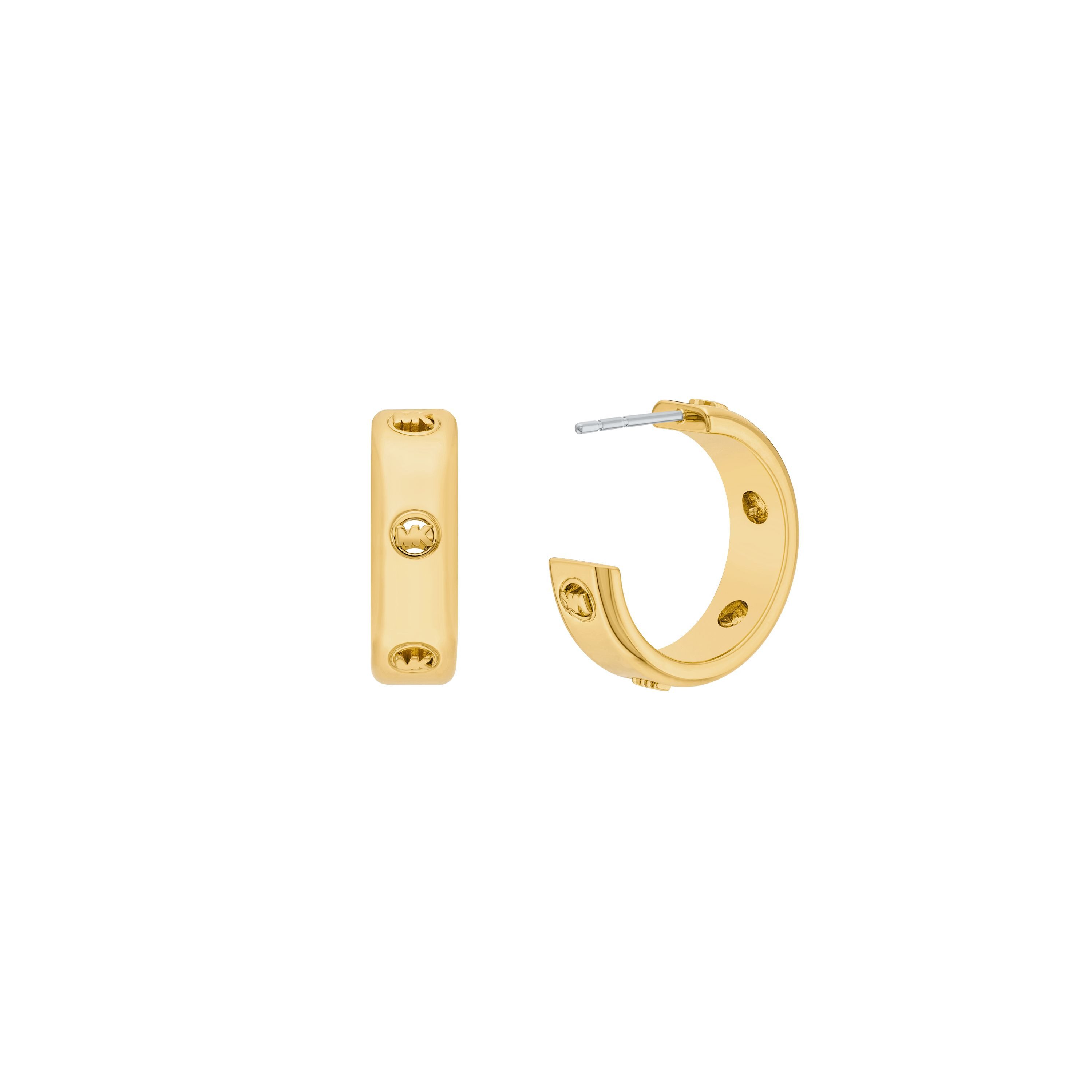 MICHAEL KORS Paar Creolen Schmuck Geschenk Metall PREMIUM