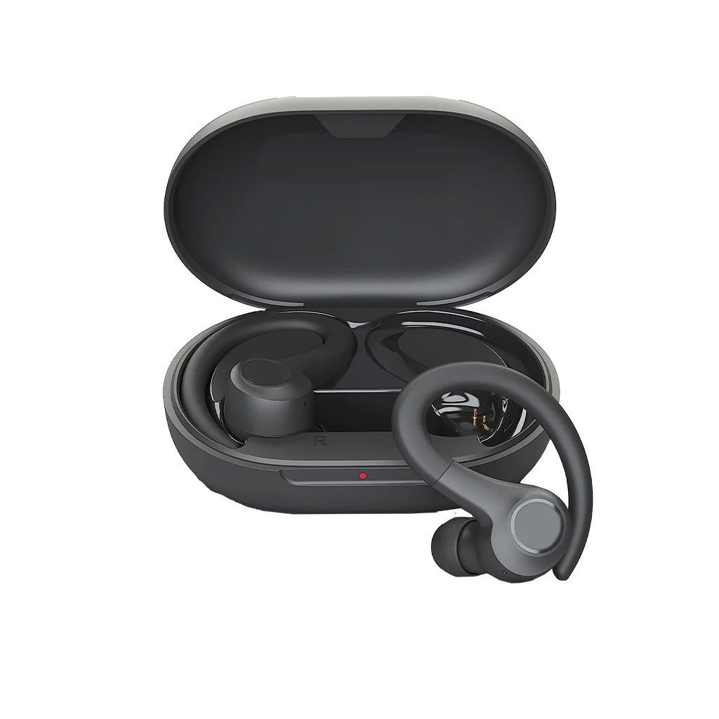 SonidoLab Vibe Sport In-Ear-Kopfhörer (32h Bluetooth 5-Spielzeit, kleinste Passform aller Zeiten, Dual Connect, IP55 Schweiß & Spritzwasserschutz, automatisches einschalten & verbinden, Vibe Sport Earbuds kabellose In-Ear Bluetooth Kopfhörer, 32h Bluetoot)