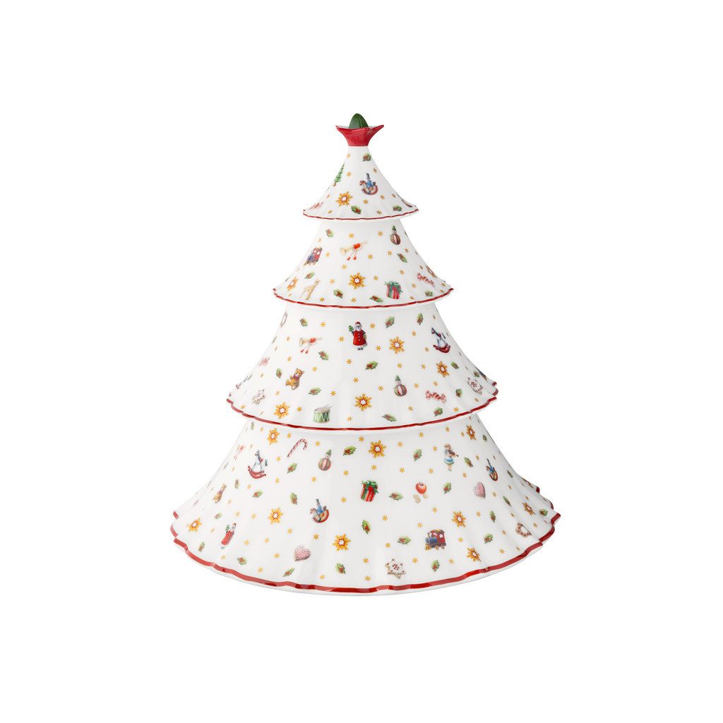 Villeroy & Boch Vorratsdose Toy's Delight Baum Dose, Porzellan, (1-tlg), Premium Porcelain, 1 Stck, Handw., mikrow.sicher