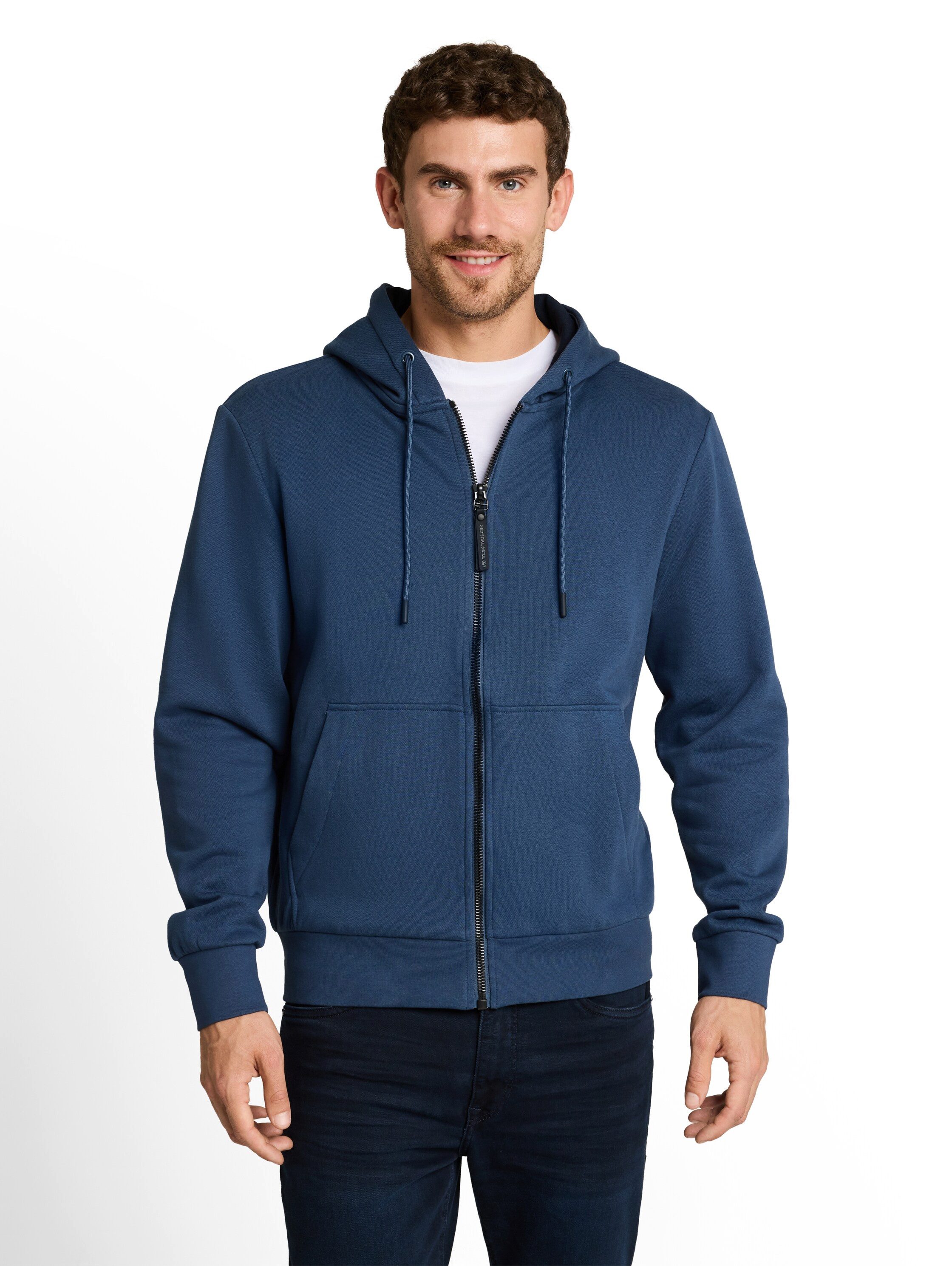 TOM TAILOR Kapuzensweatjacke mit Kapuze