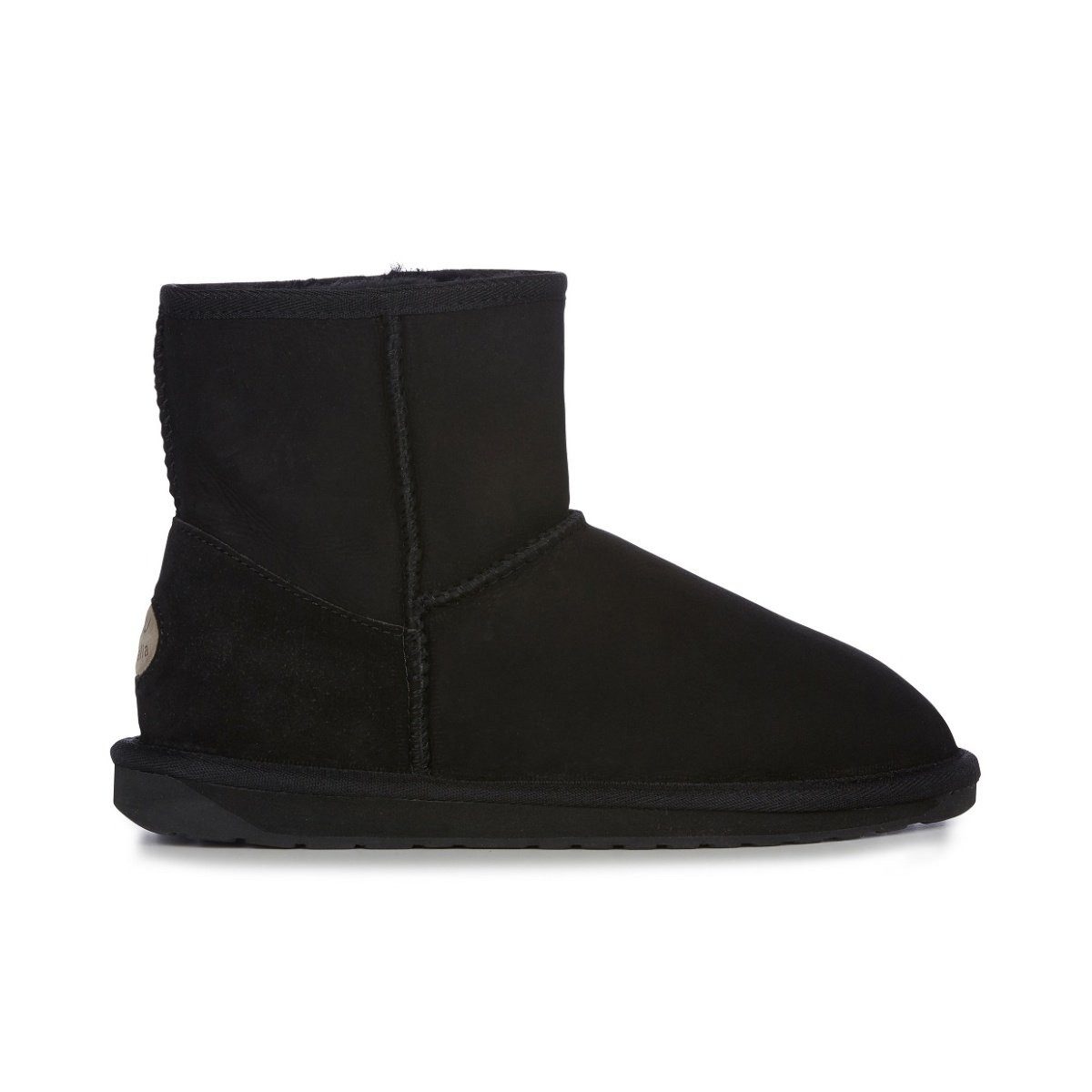 Emu Australia Stinger Mini (weiches doppelseitiges Lammfell) schwarz Damen Winterstiefel