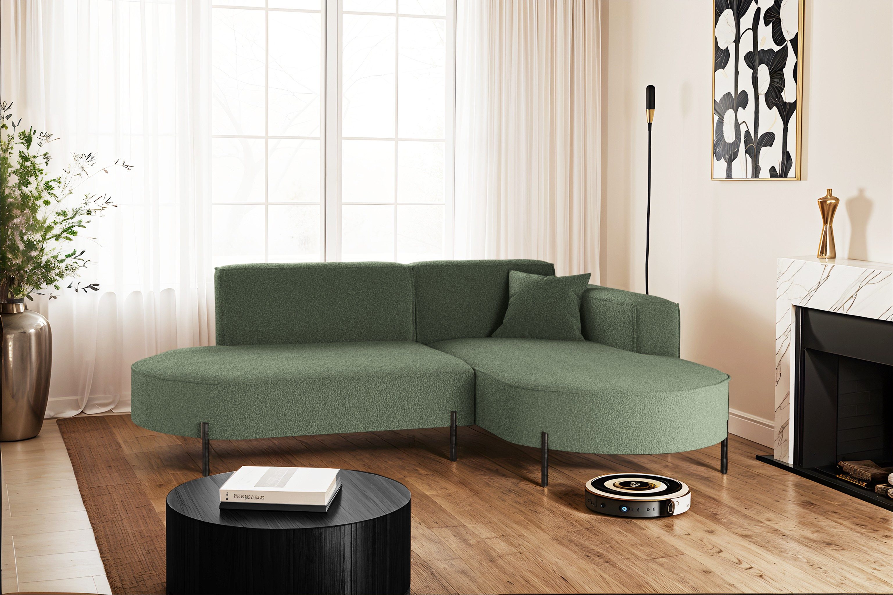 Kaiser Möbel Ecksofa Sofa L-Form Designer günstig online kaufen