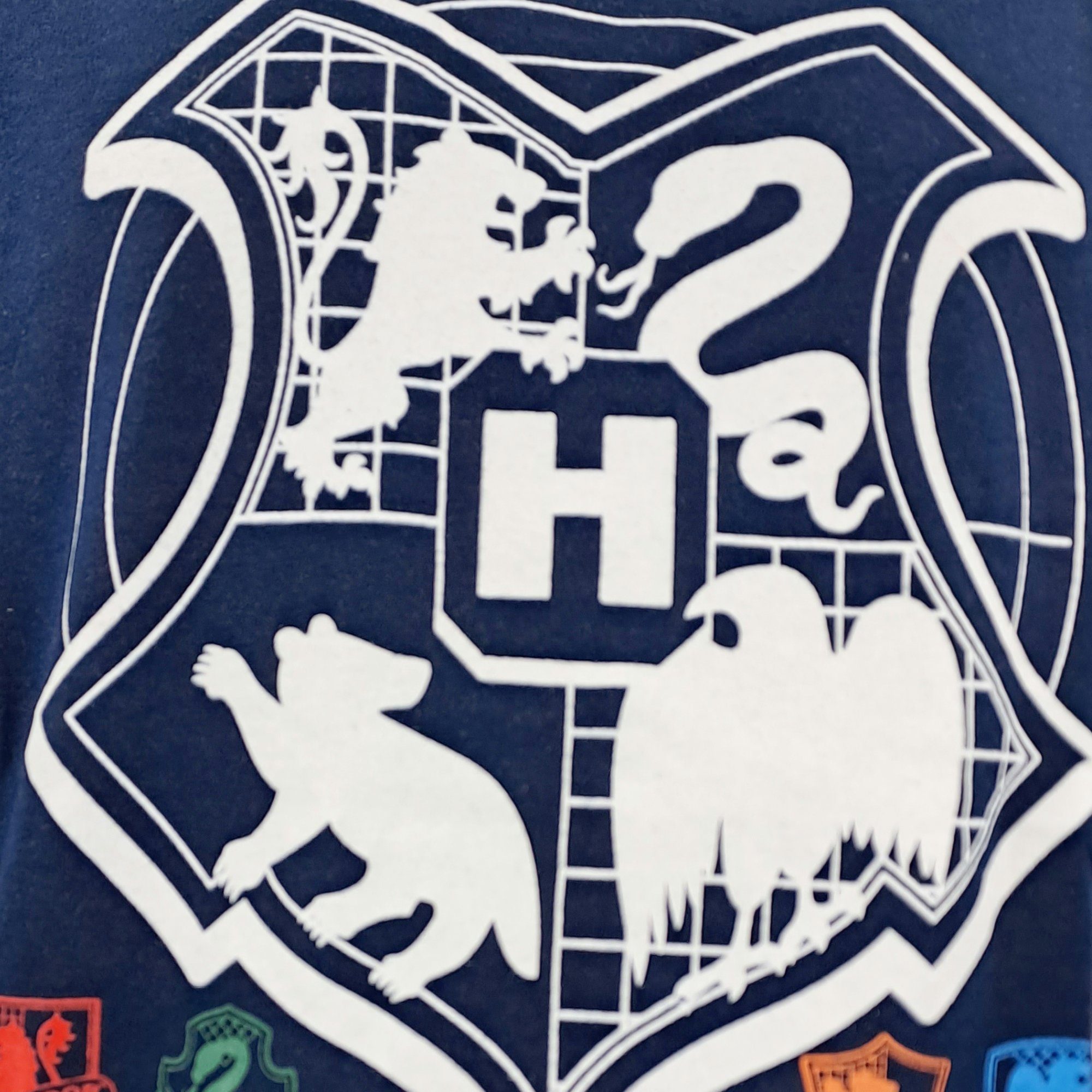 Harry Potter Schlafanzug Harry Potter Hogwarts Jugend kurzarm Pyjama Gr. 134 bis 164, 100% Baumwolle