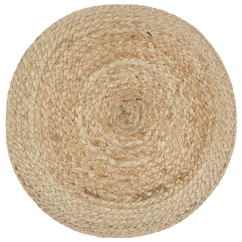 vidaXL Fußhocker, Handgefertigter Sitzpuff 45 x 30 cm Jute