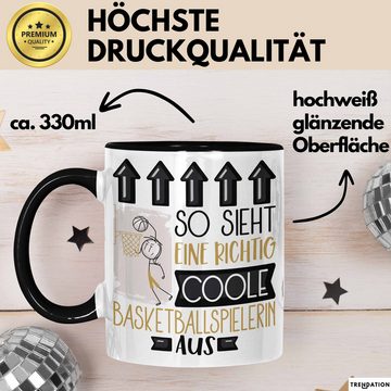 Trendation Tasse Basketballspielerin Geschenk Tasse Lustig Geschenkidee für Basketballs