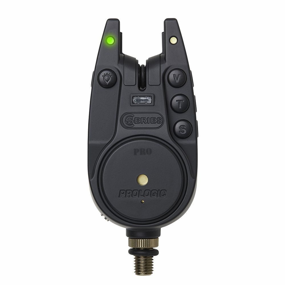 Prologic elektronischer Bissanzeiger C-Series Alarm PRO 2+1+1 3+1+1 Red Green Yellow Funk Bissanzeiger Set, (Spar-Set), Set enthält Bissanzeiger, Empfänger, kabellose Bivvyleuchte und Koffer