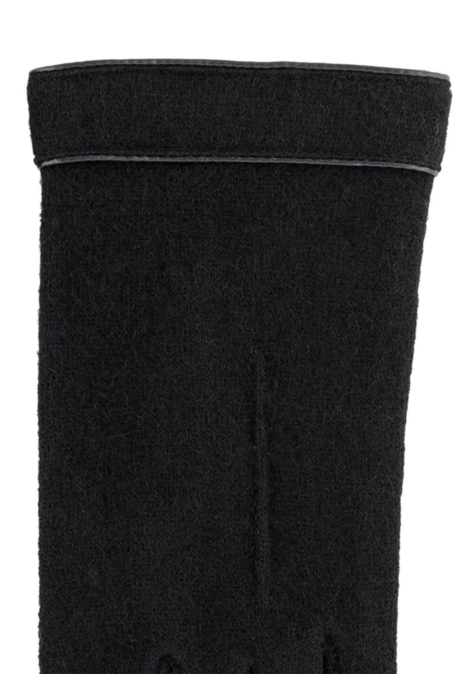 Roeckl Strickhandschuhe LEATHER PIPING